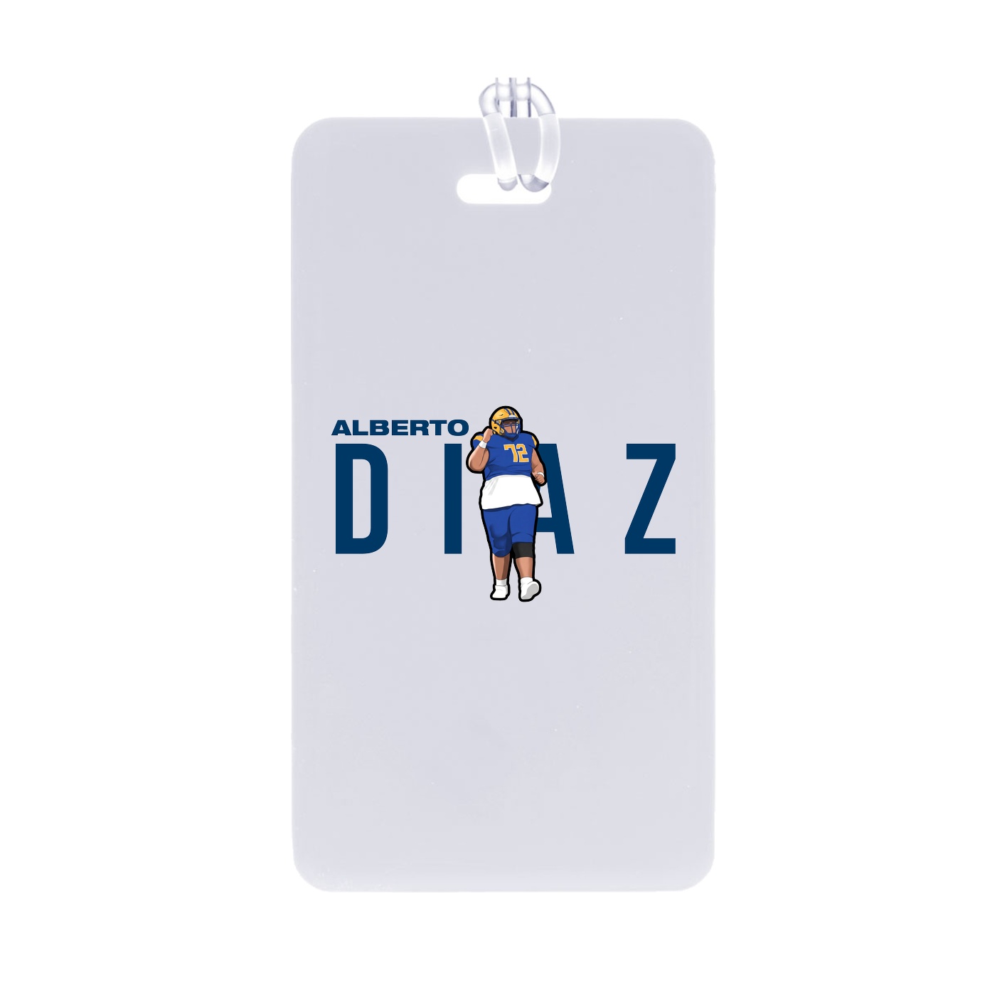 Bag Tag — Player Name in Classic