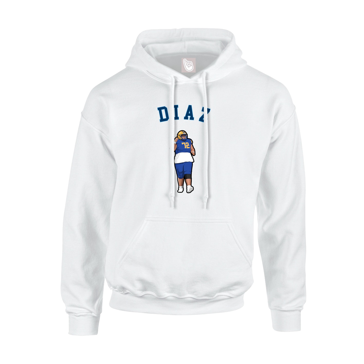 Youth Hoodie — Shirsey Arch in White