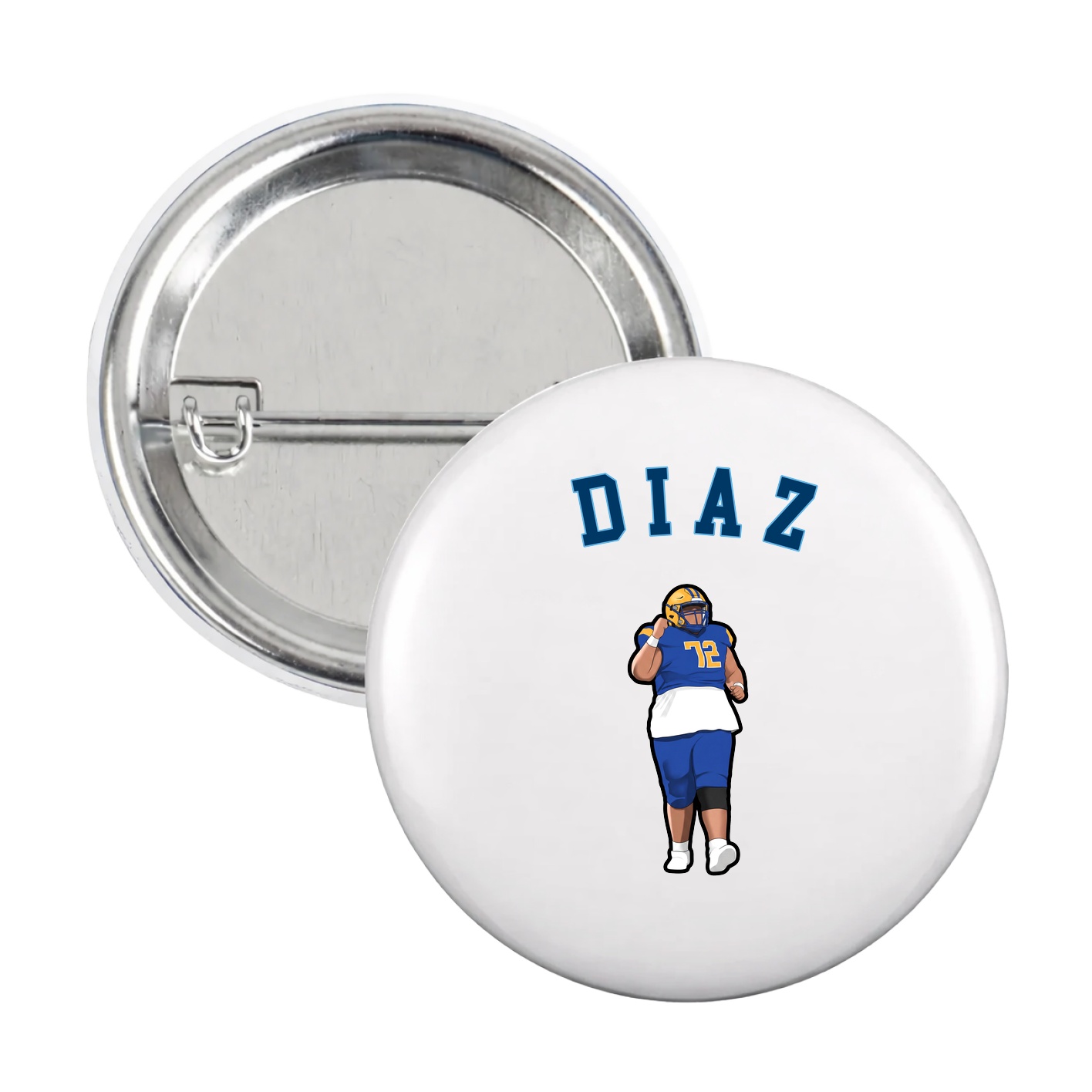 Game Day Button — Shirsey Arch in White