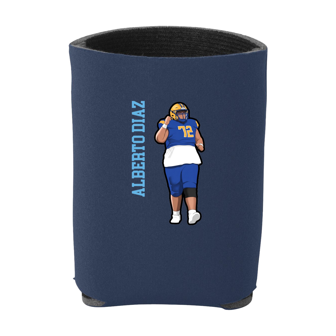 Can Holder — Name Vertical in Navy