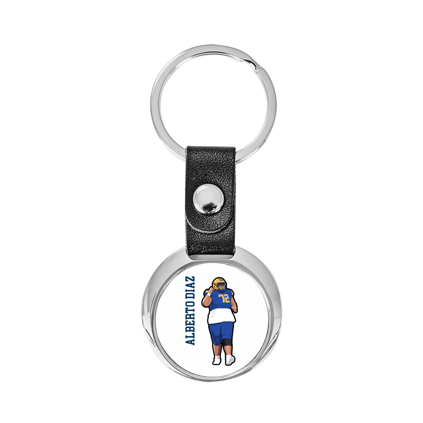 Key Chain — Name Vertical in Classic
