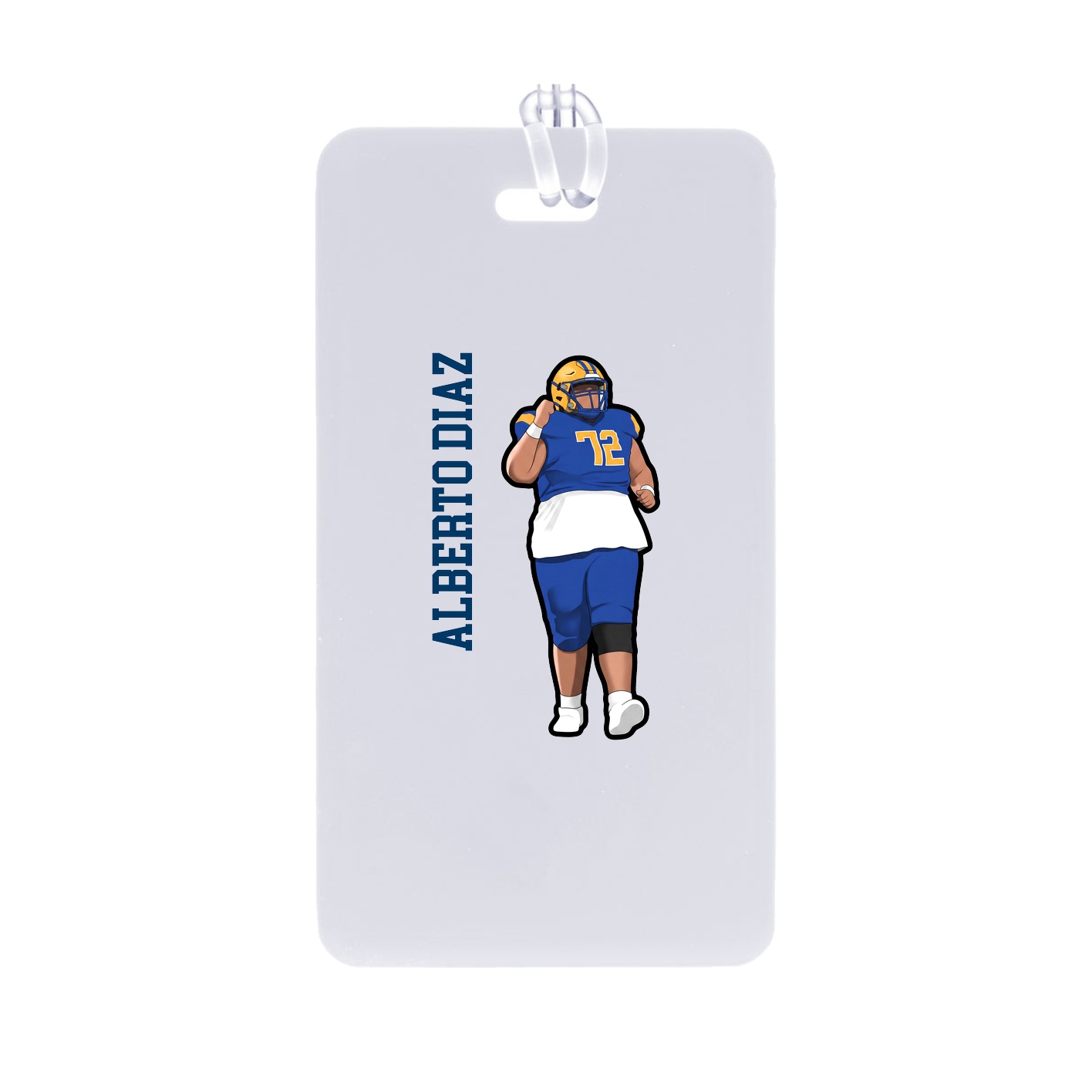 Bag Tag — Name Vertical in Classic
