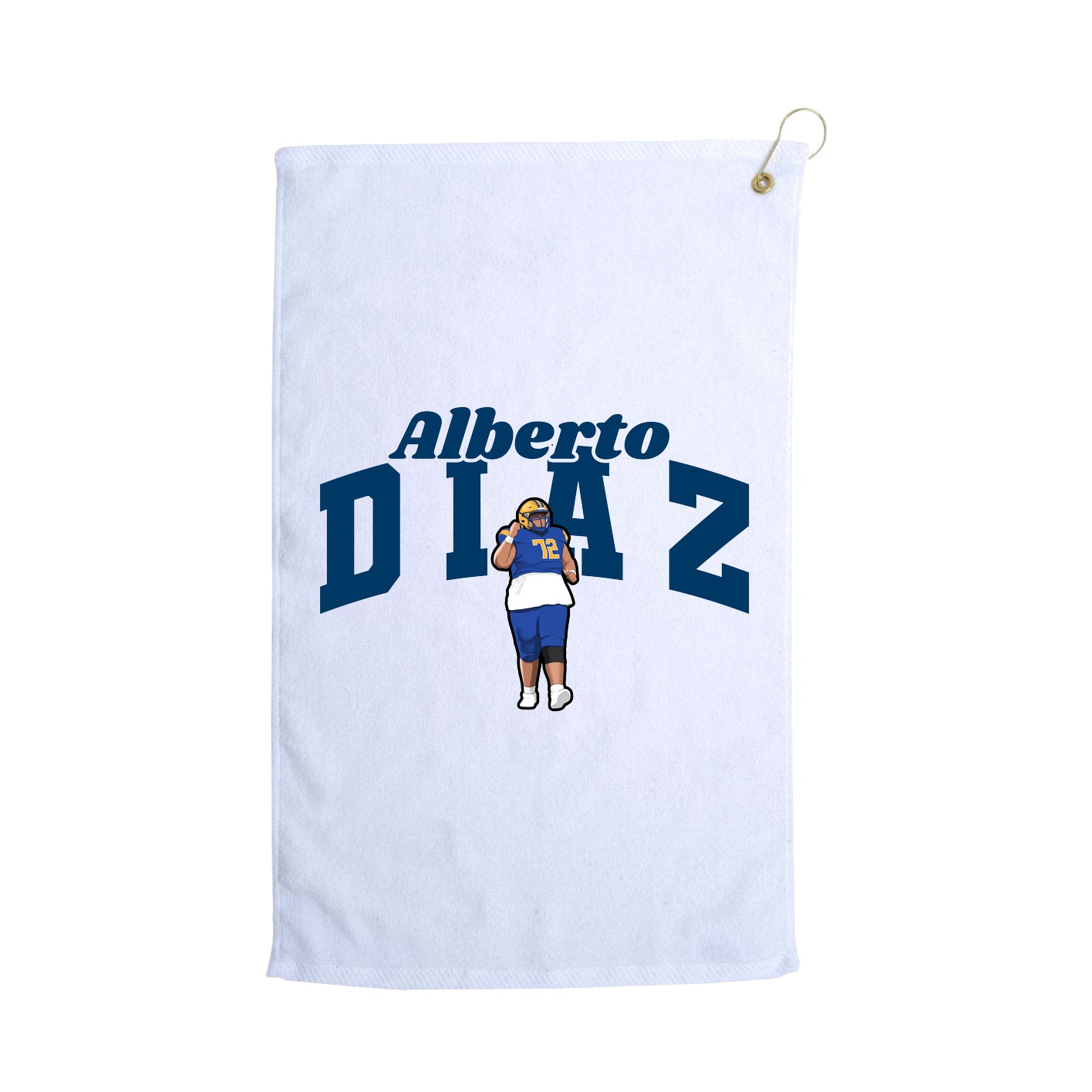 Golf Towel — Signature Arch in White