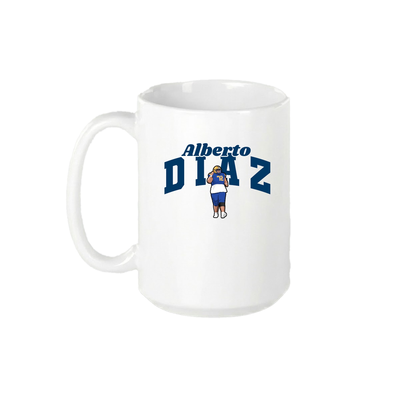 15oz Coffee Mug — Signature Arch in White