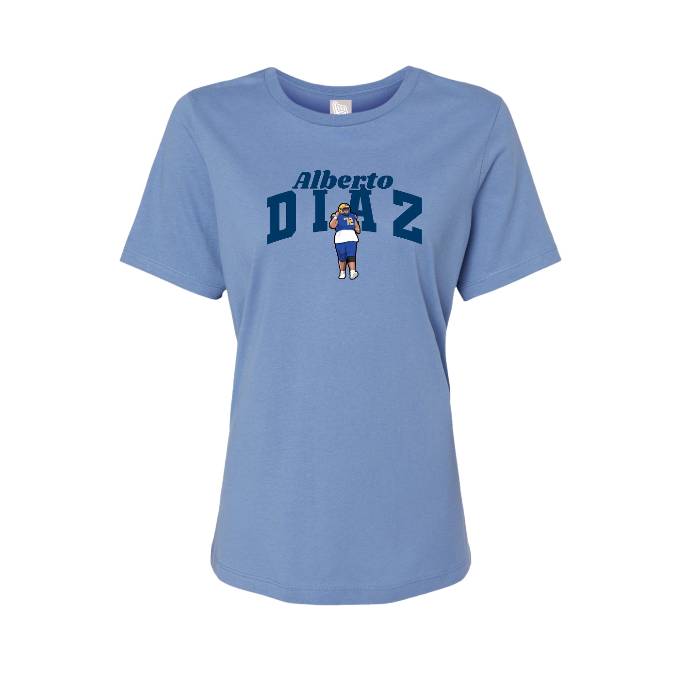 Womens Tee — Signature Arch in Powder Blue