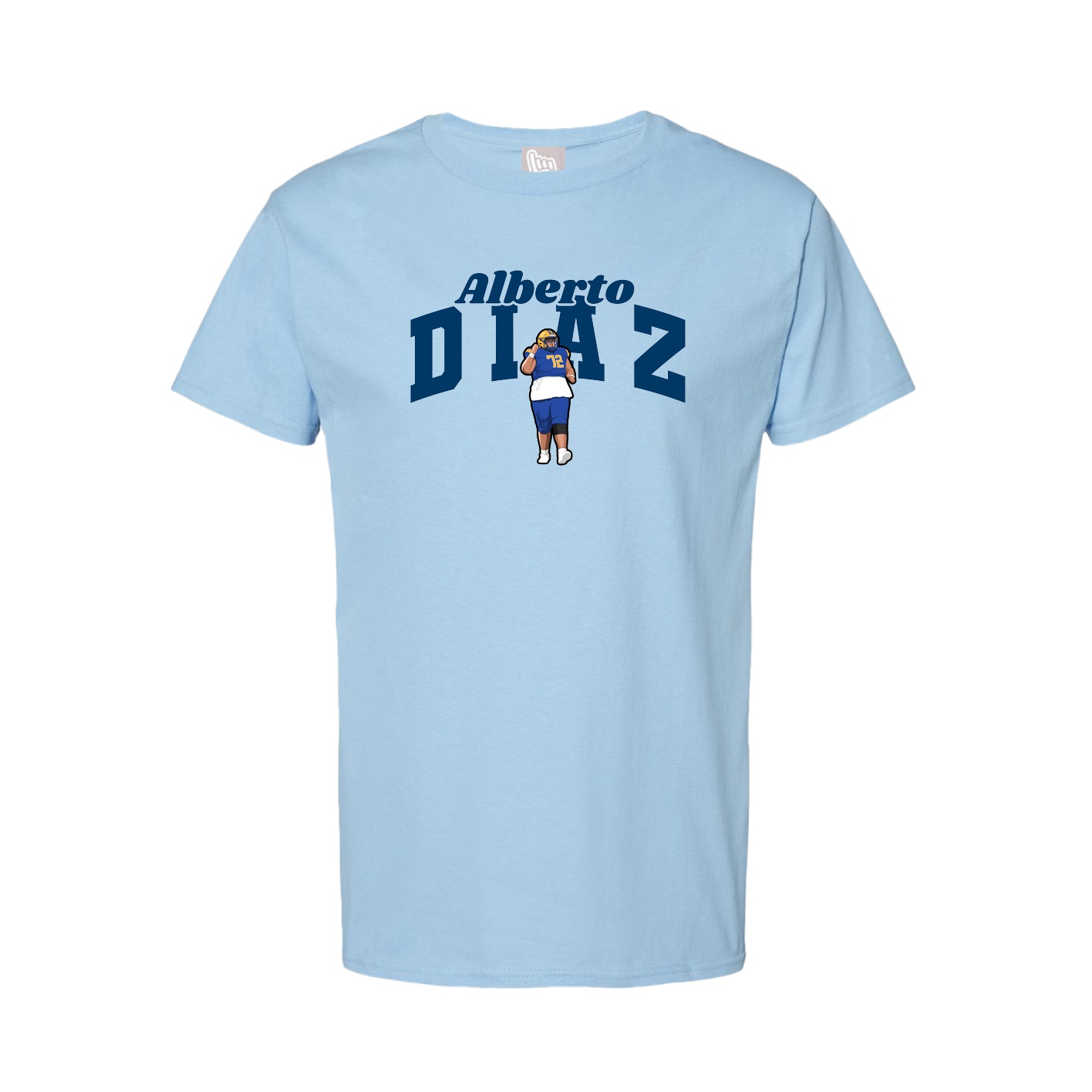 Youth Tee — Signature Arch in Light Blue