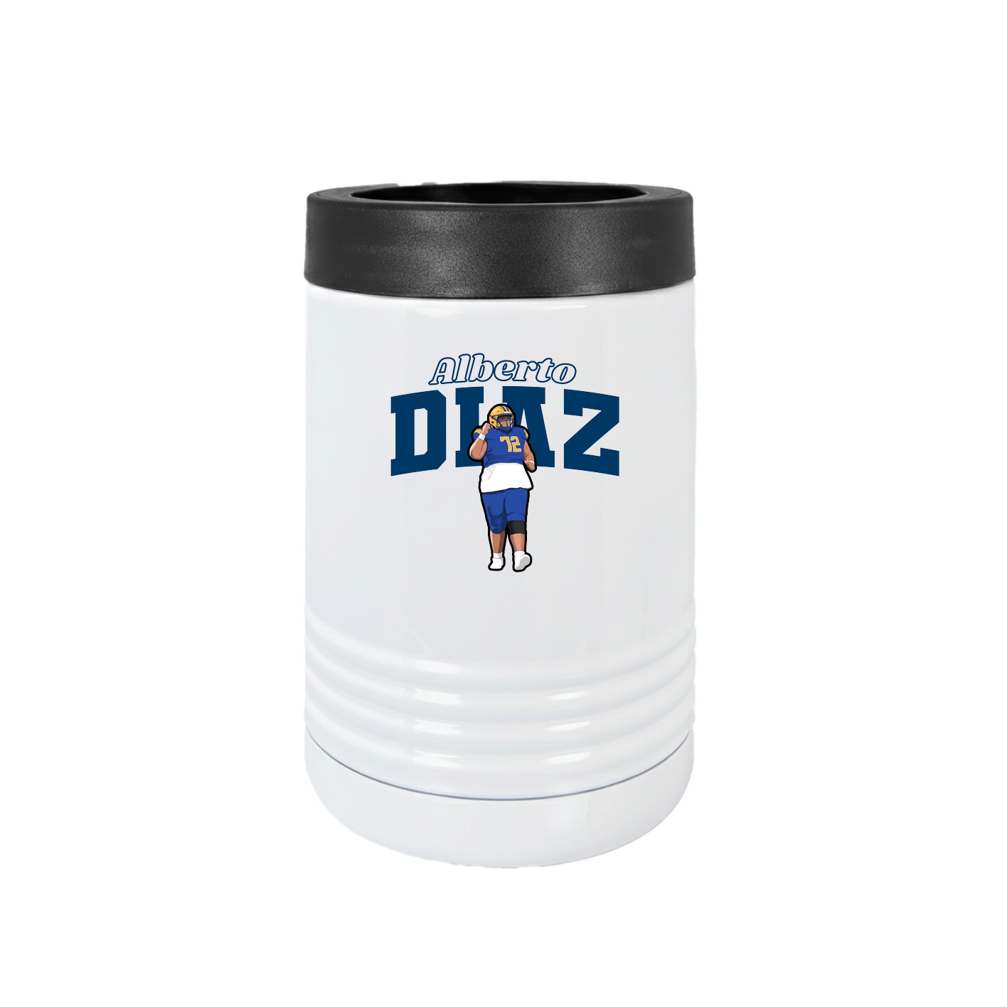 Beverage Holder — Name Arch in White