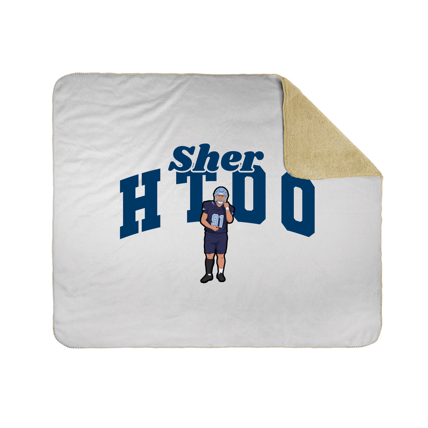 Throw Blanket — Signature Arch in White