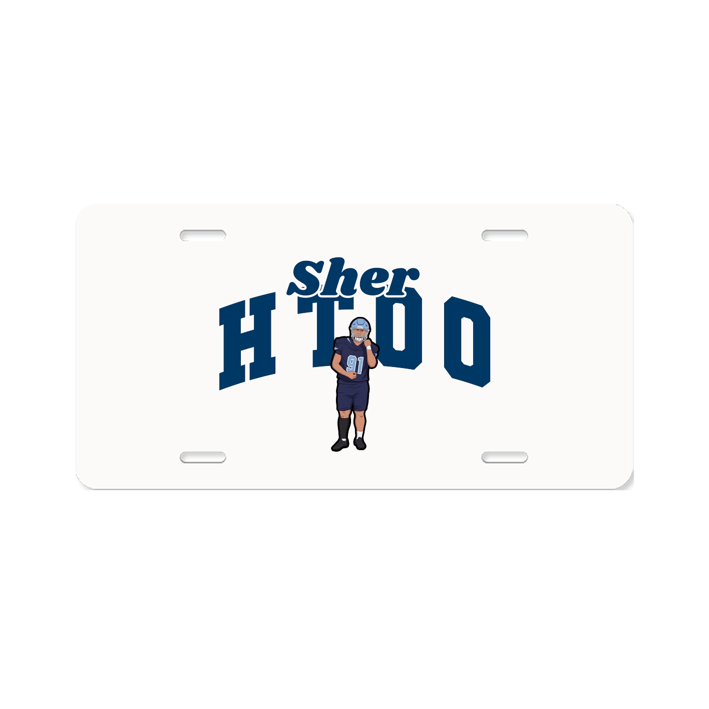 License Plate — Signature Arch in Classic
