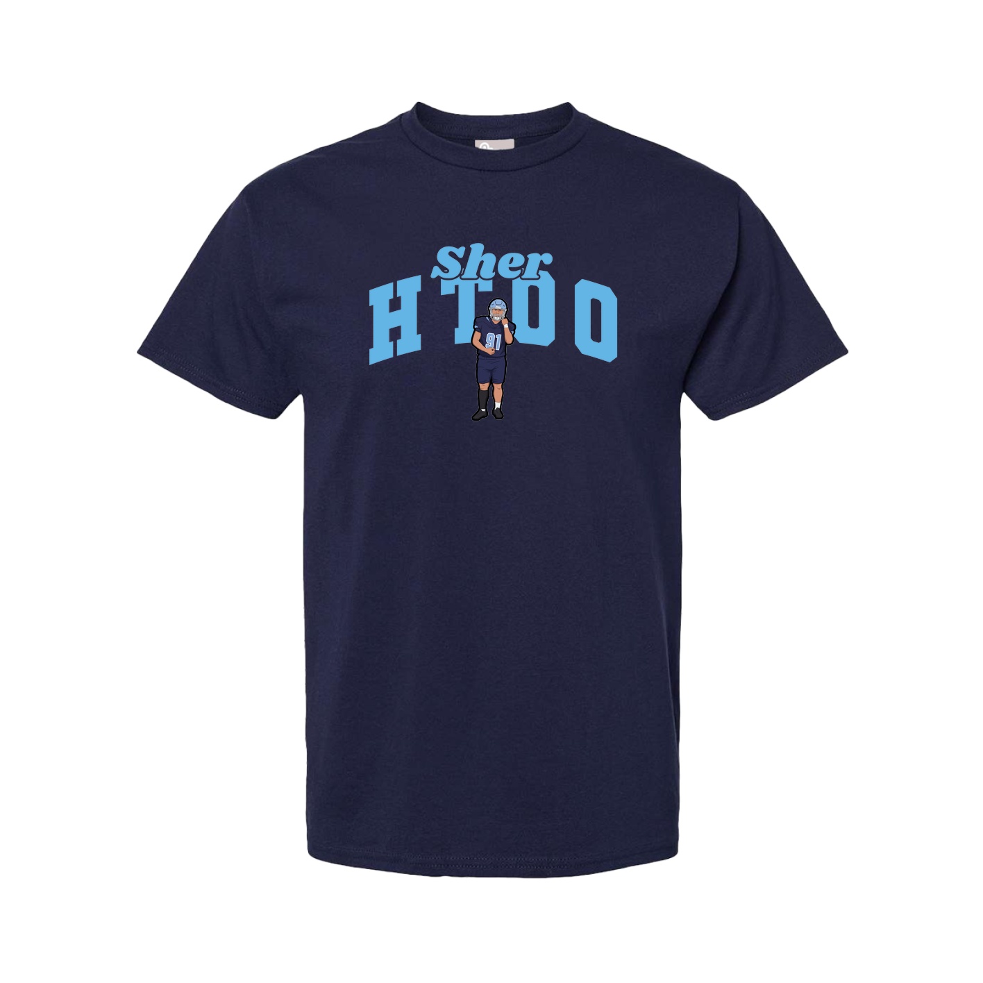 Youth Tee — Signature Arch in Navy