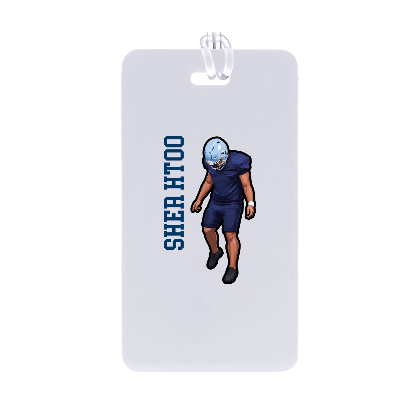 Bag Tag — Name Vertical in Classic