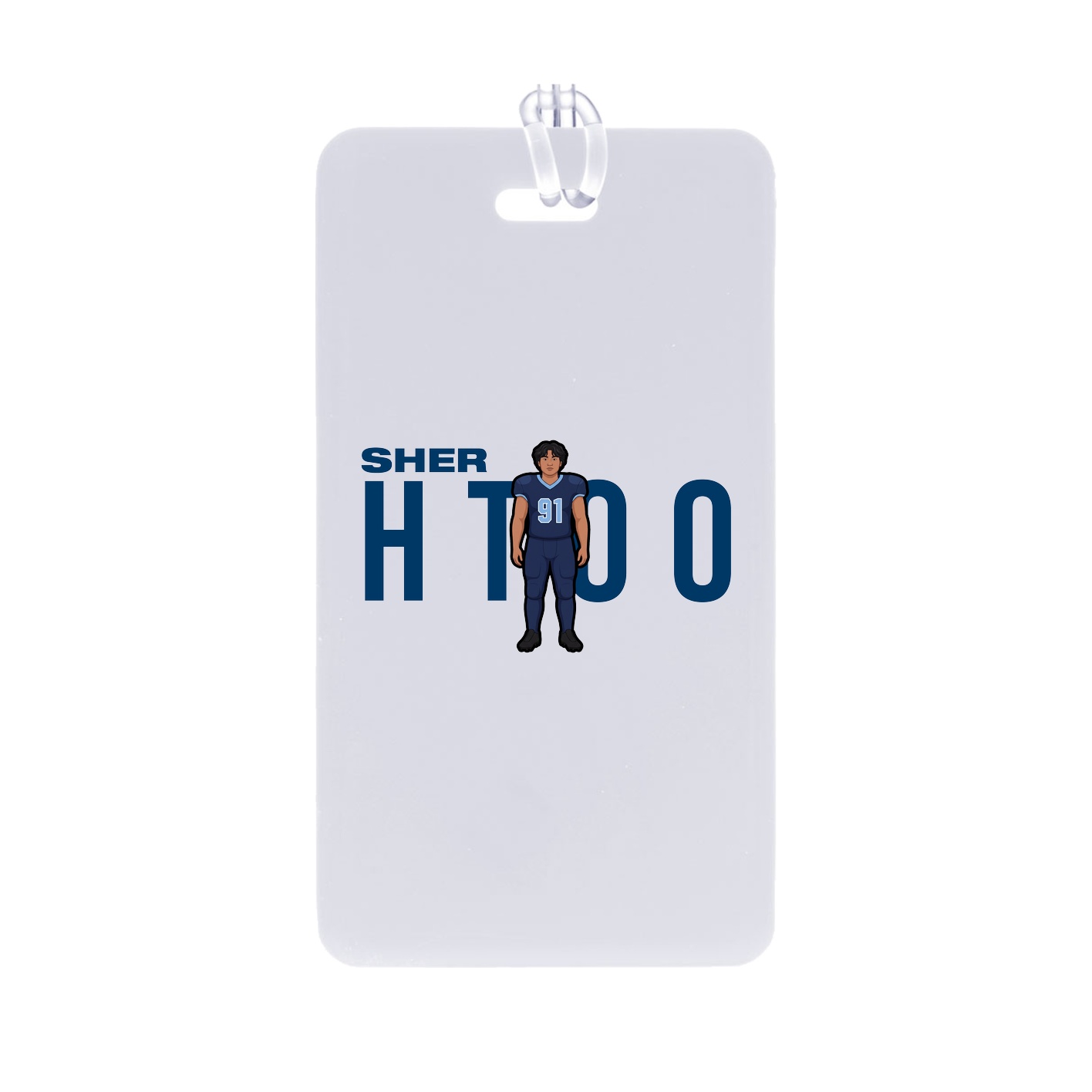 Bag Tag — Player Name in Classic