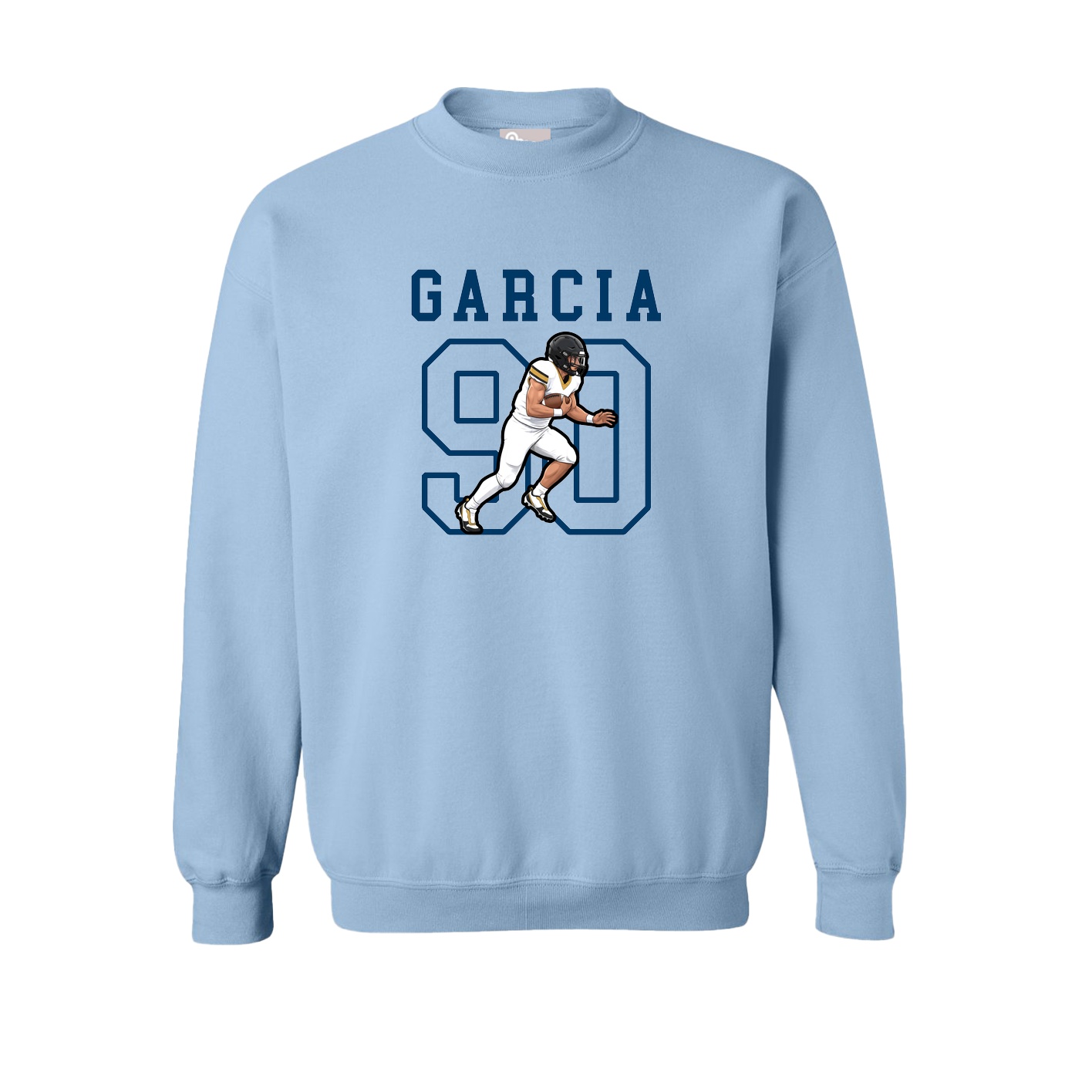 Fleece Crew — Shirsey in Light Blue
