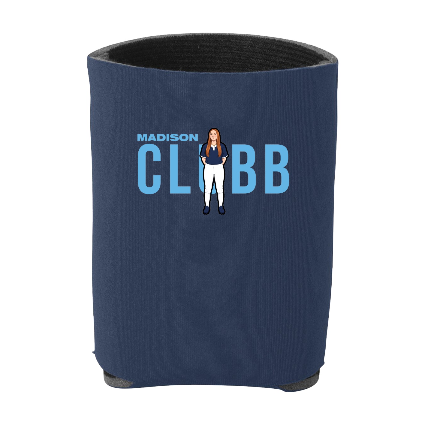 Can Holder — Player Name in Navy