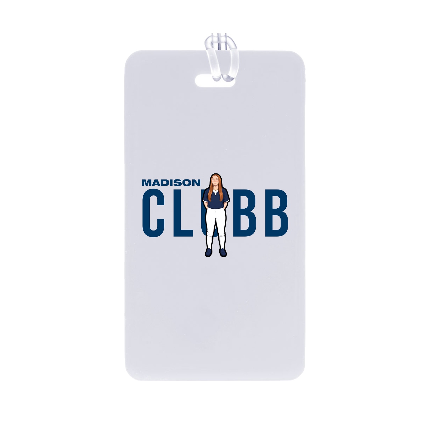 Bag Tag — Player Name in Classic