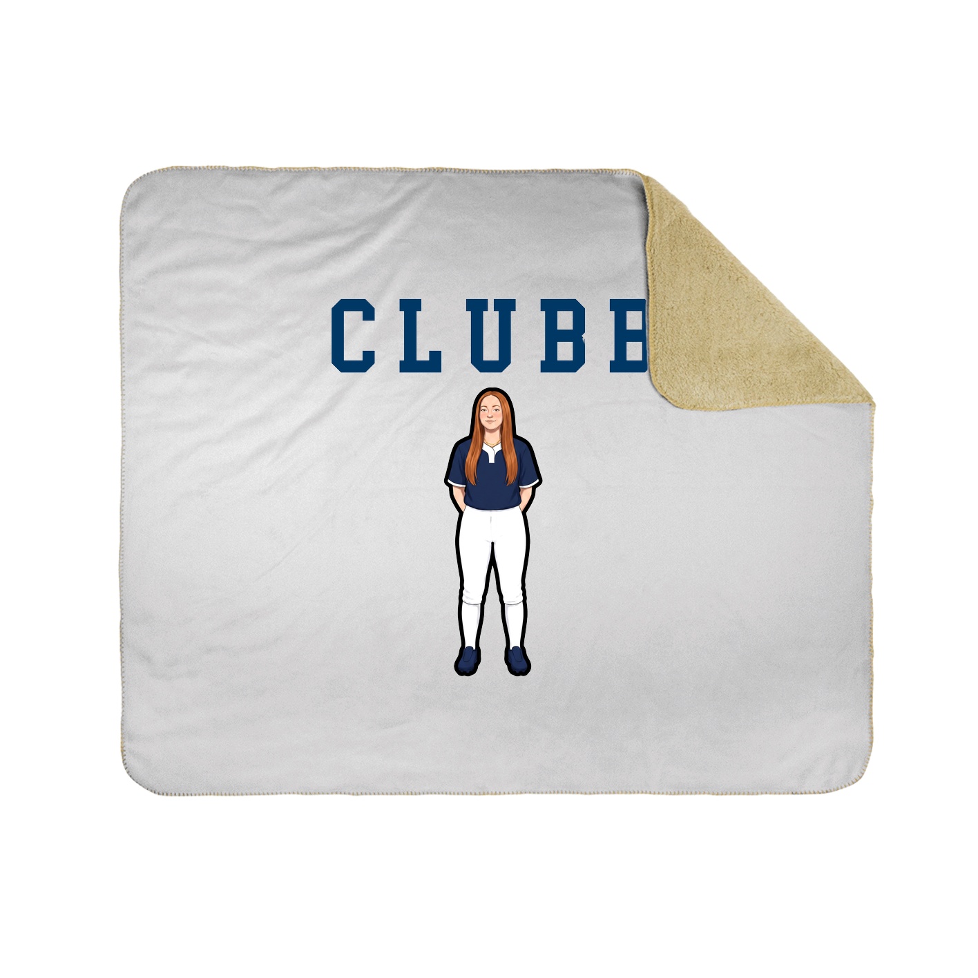 Throw Blanket — Shirsey in White