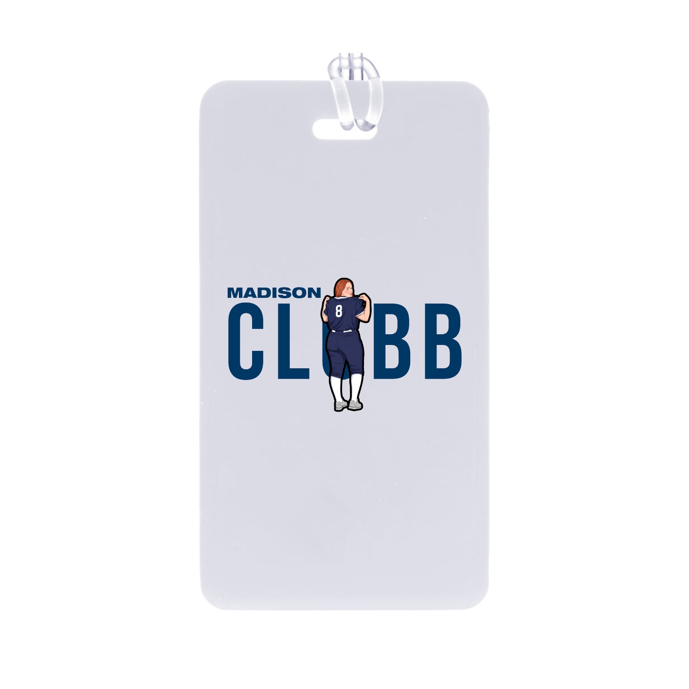 Bag Tag — Player Name in Classic
