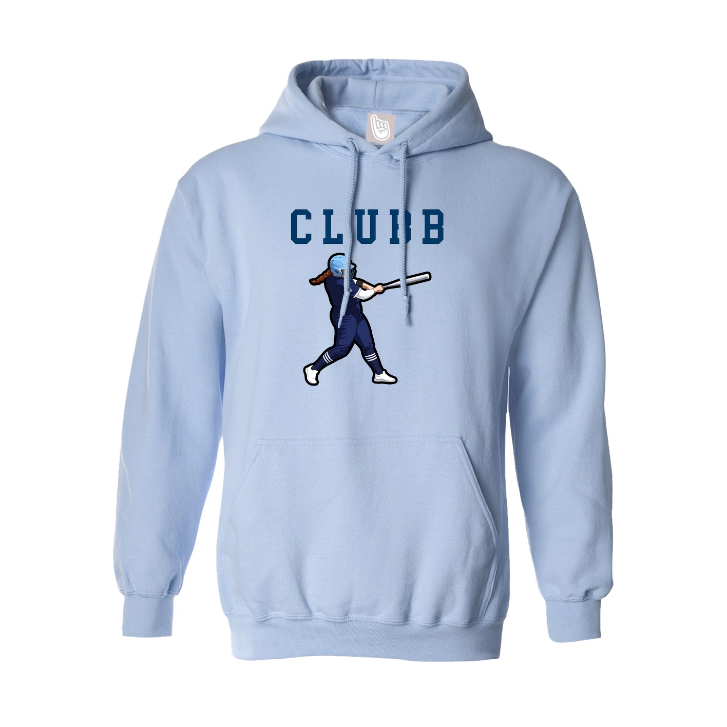 Hoodie — Shirsey in Light Blue