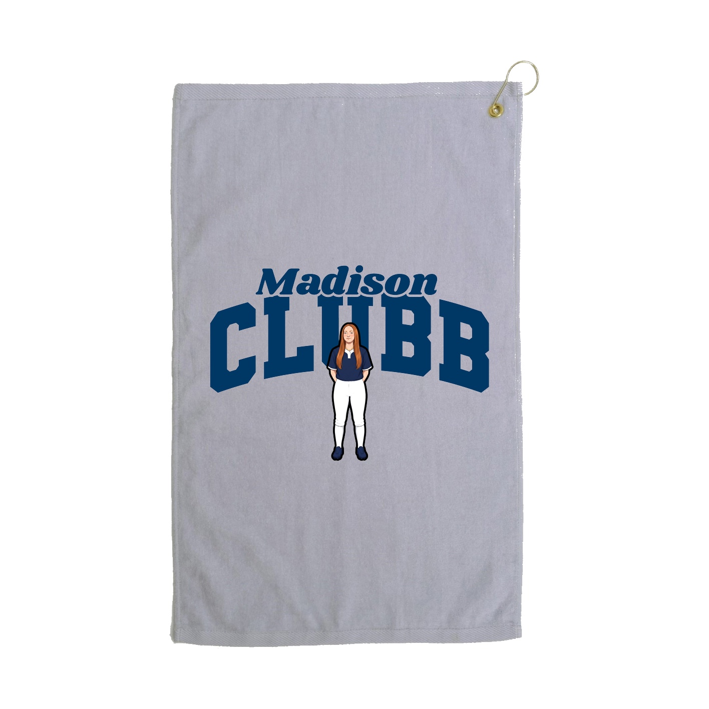 Golf Towel — Signature Arch in Grey