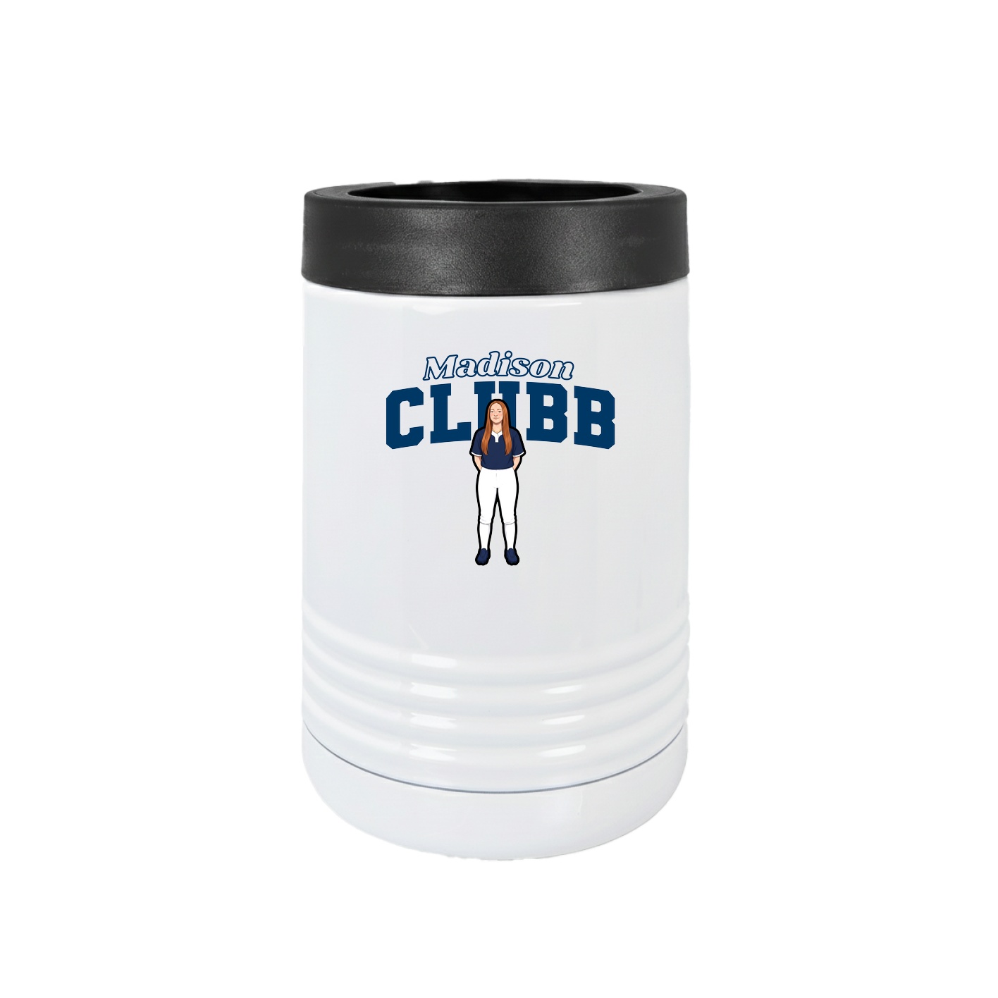 Beverage Holder — Name Arch in White