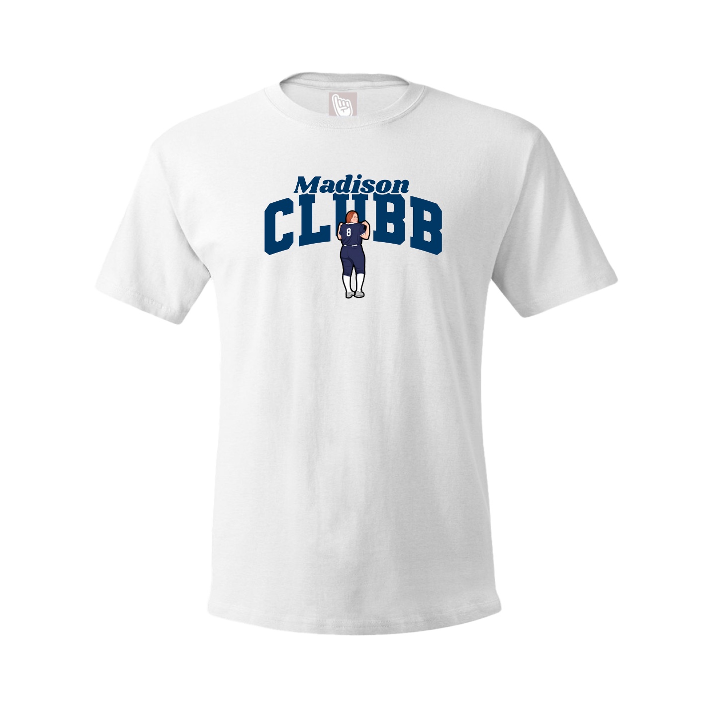 Youth Tee — Signature Arch in White