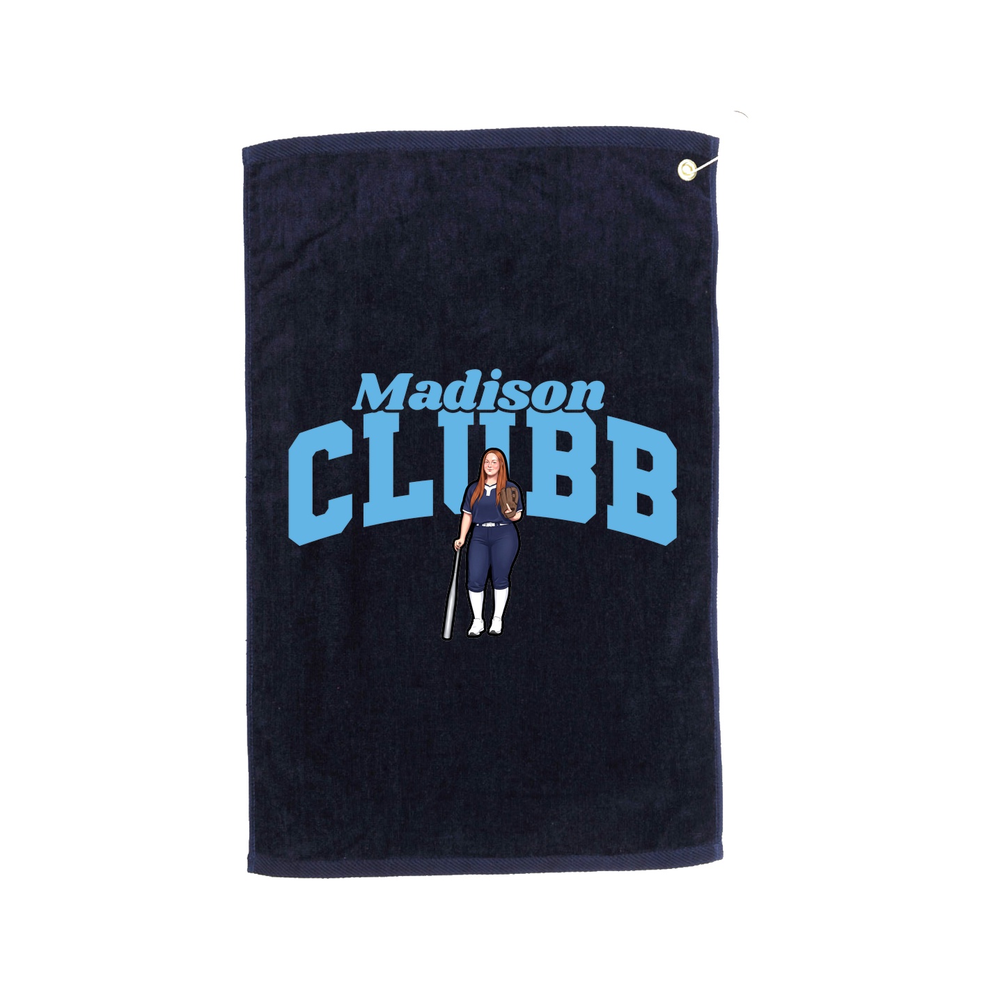 Golf Towel — Signature Arch in Navy