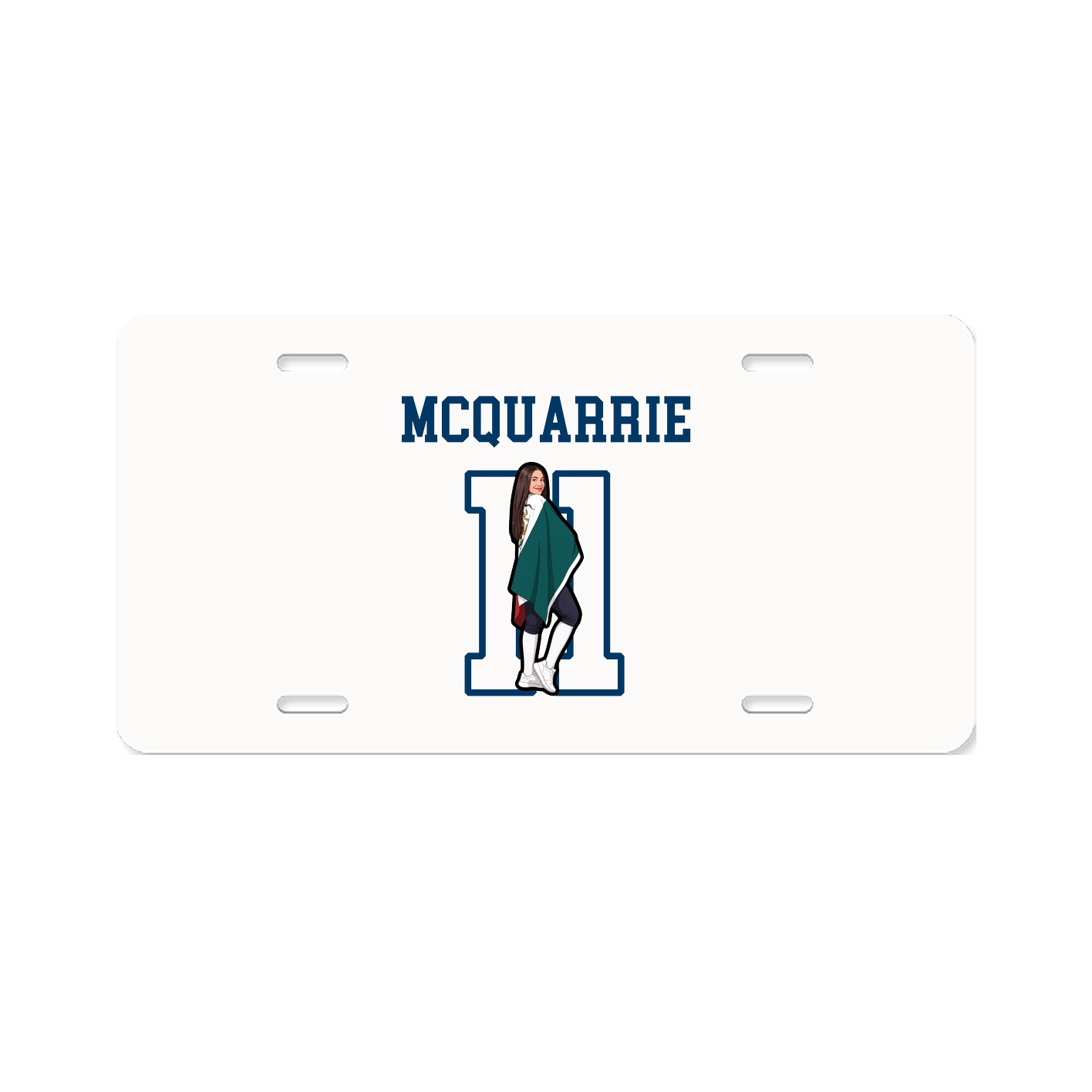 License Plate — Shirsey in Classic