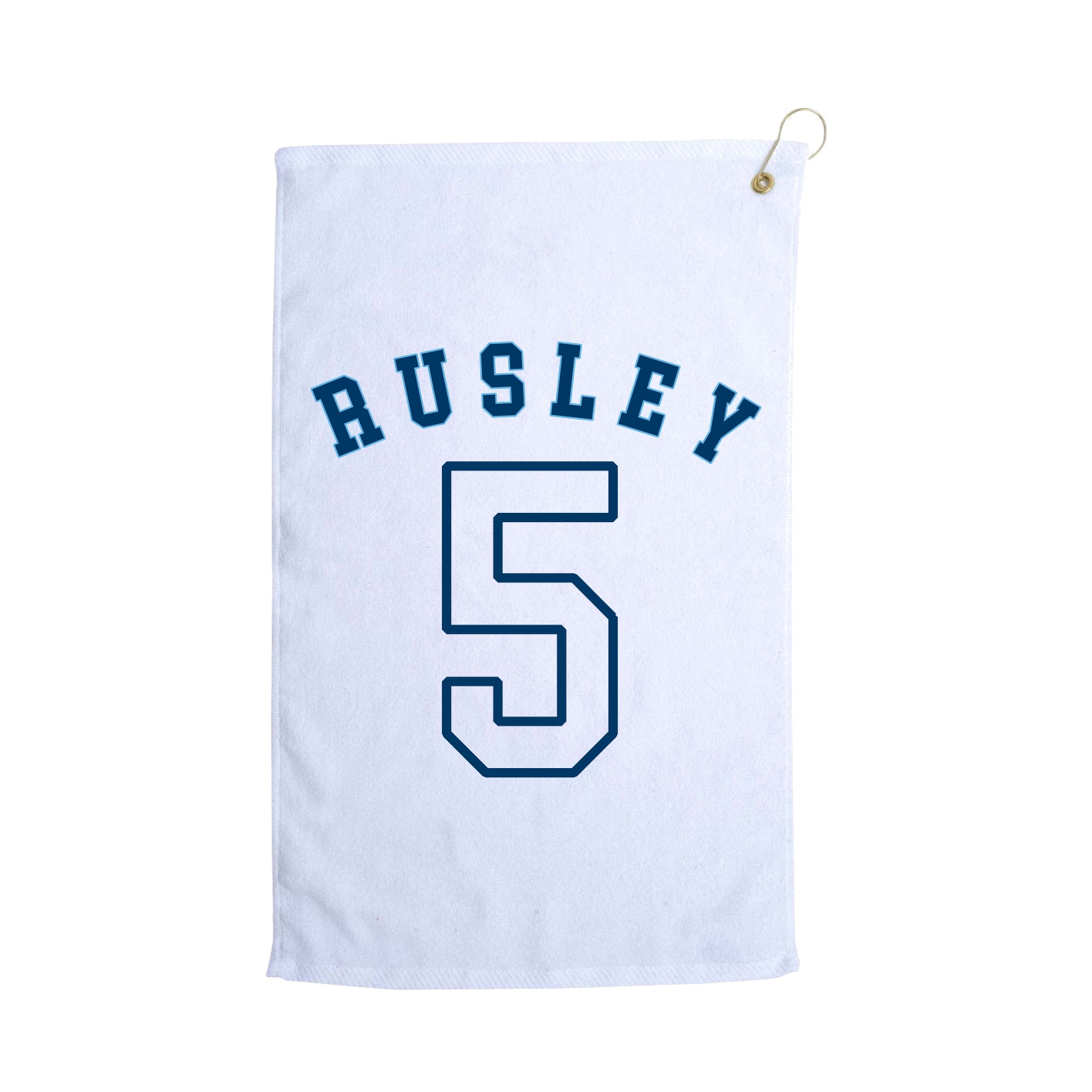 Golf Towel — Shirsey Arch in White