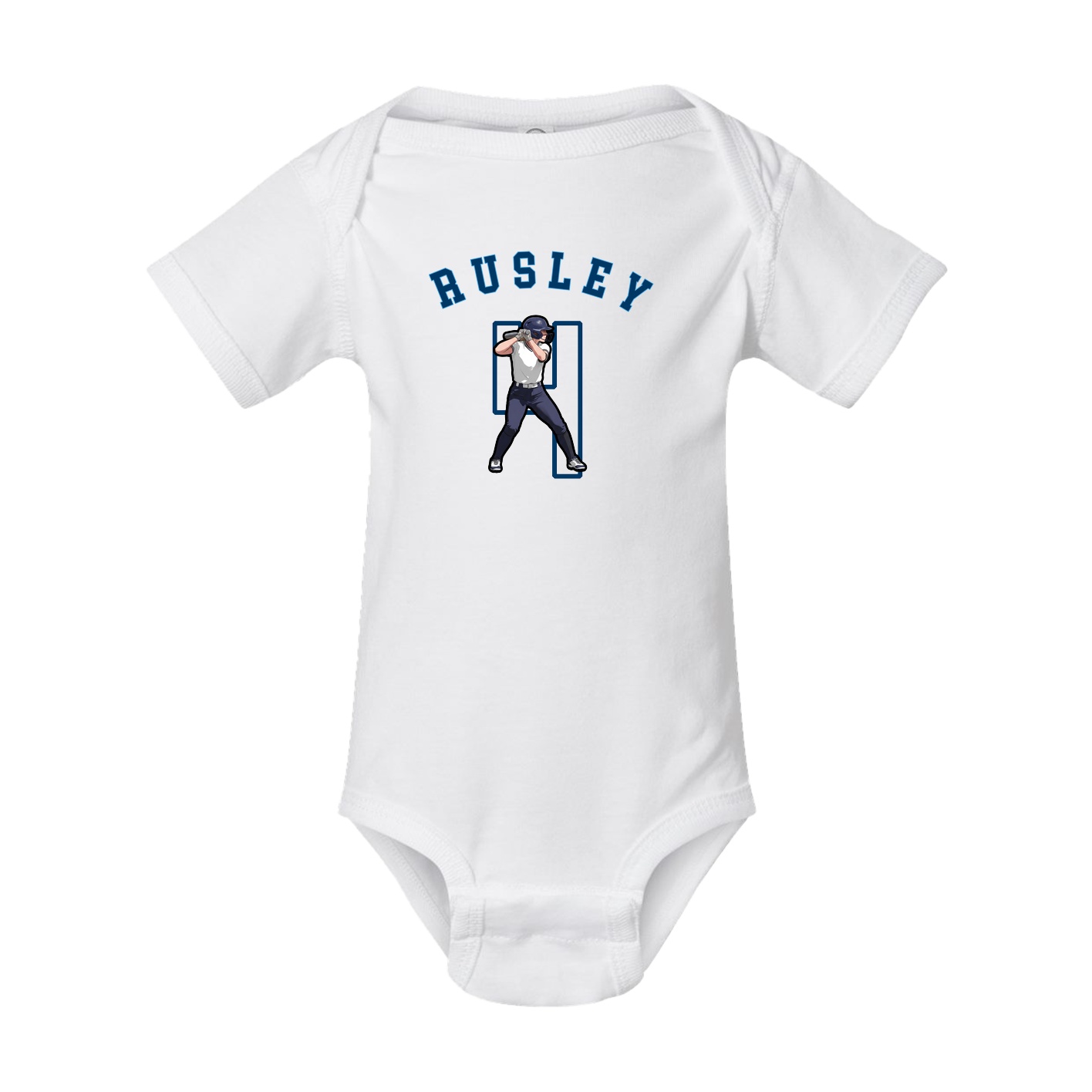 Baby Onesie — Shirsey Arch in White