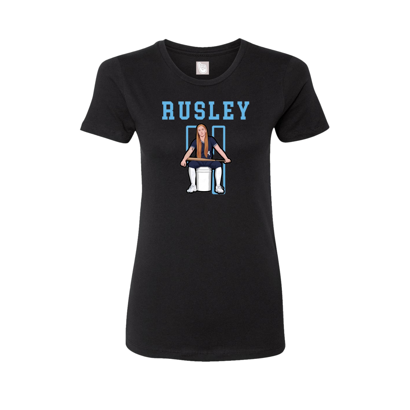 Fitted Women's Tee — Shirsey in Black
