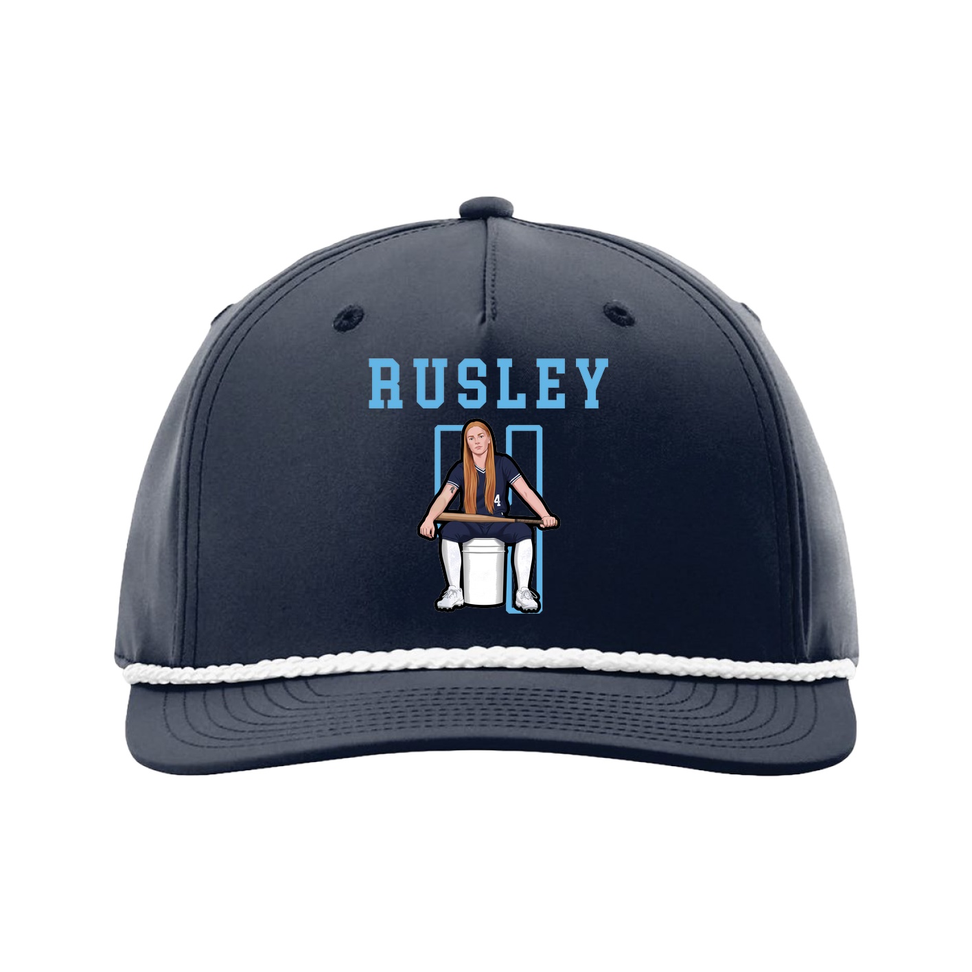 Five-Panel Classic Rope Cap — Shirsey in Navy