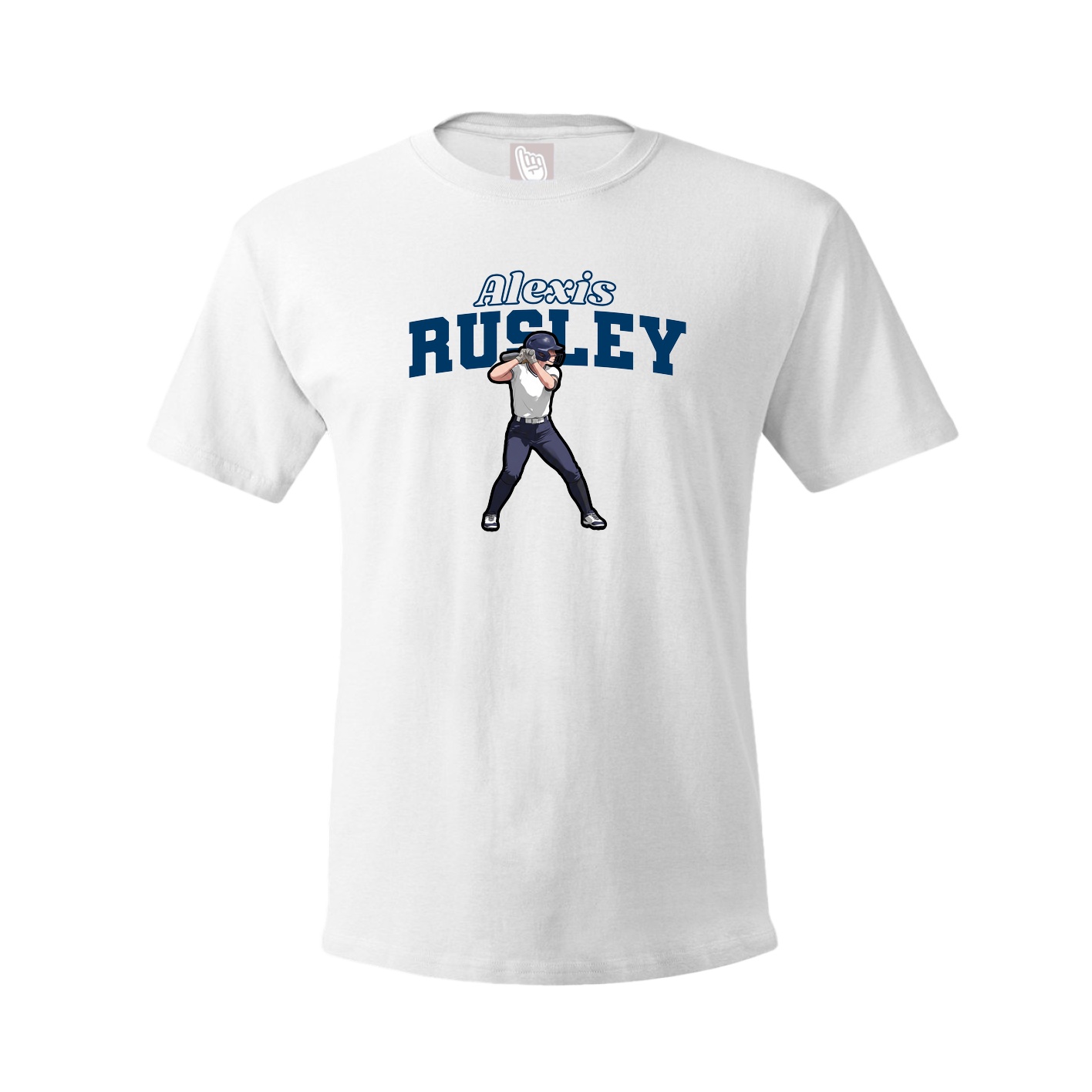 Tee — Name Arch in White