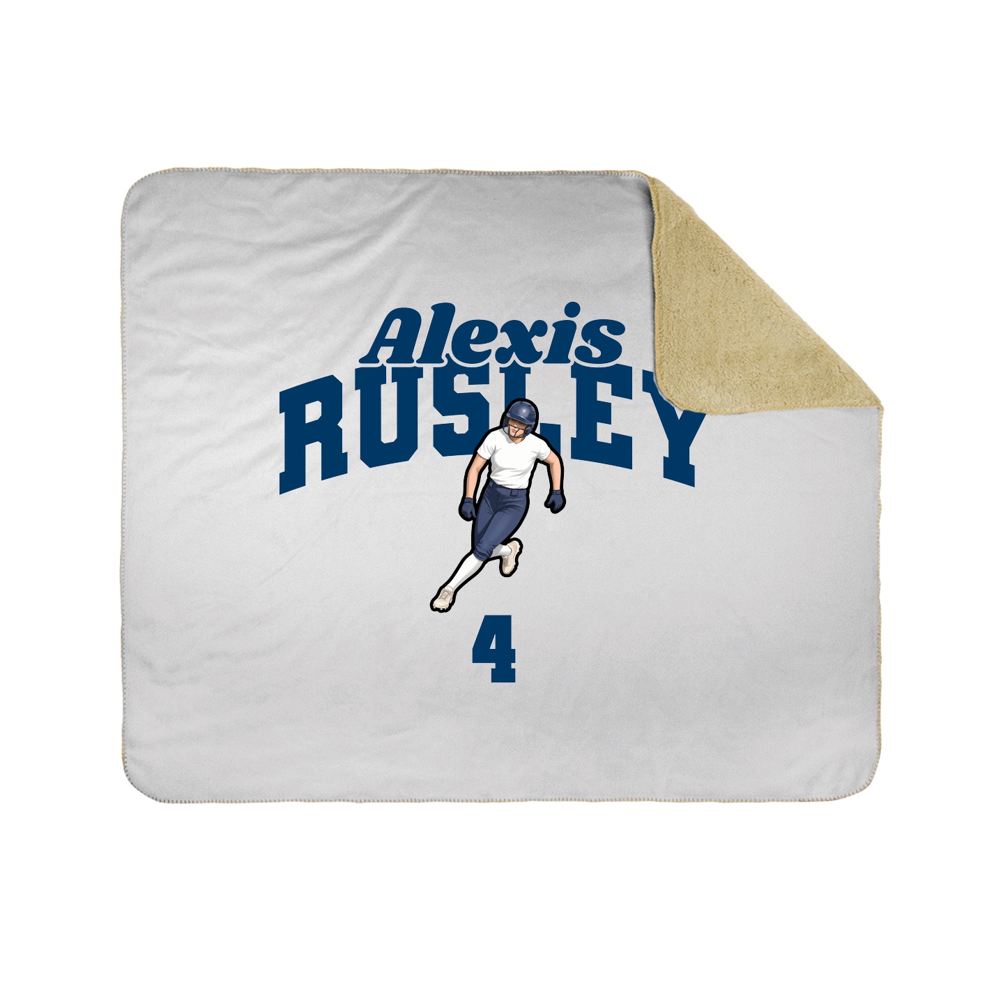 Throw Blanket — Signature Arch in White