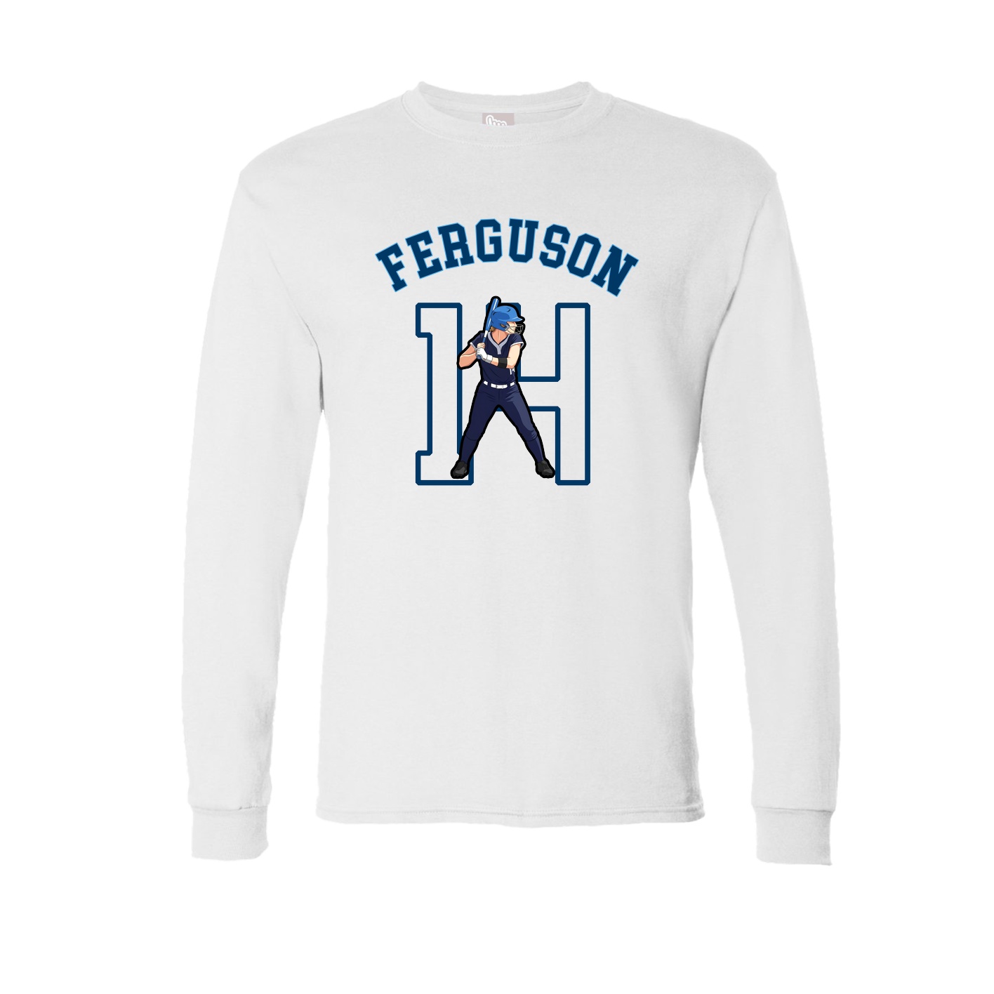 Long Sleeve Tee — Shirsey Arch in White