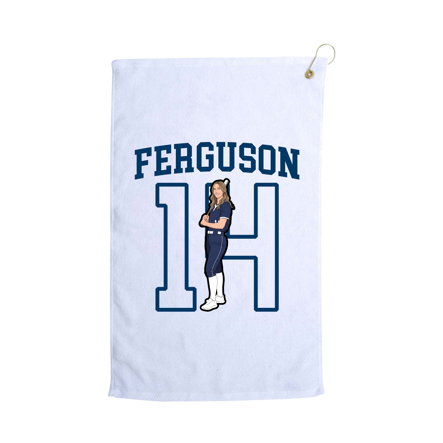 Golf Towel — Shirsey in White