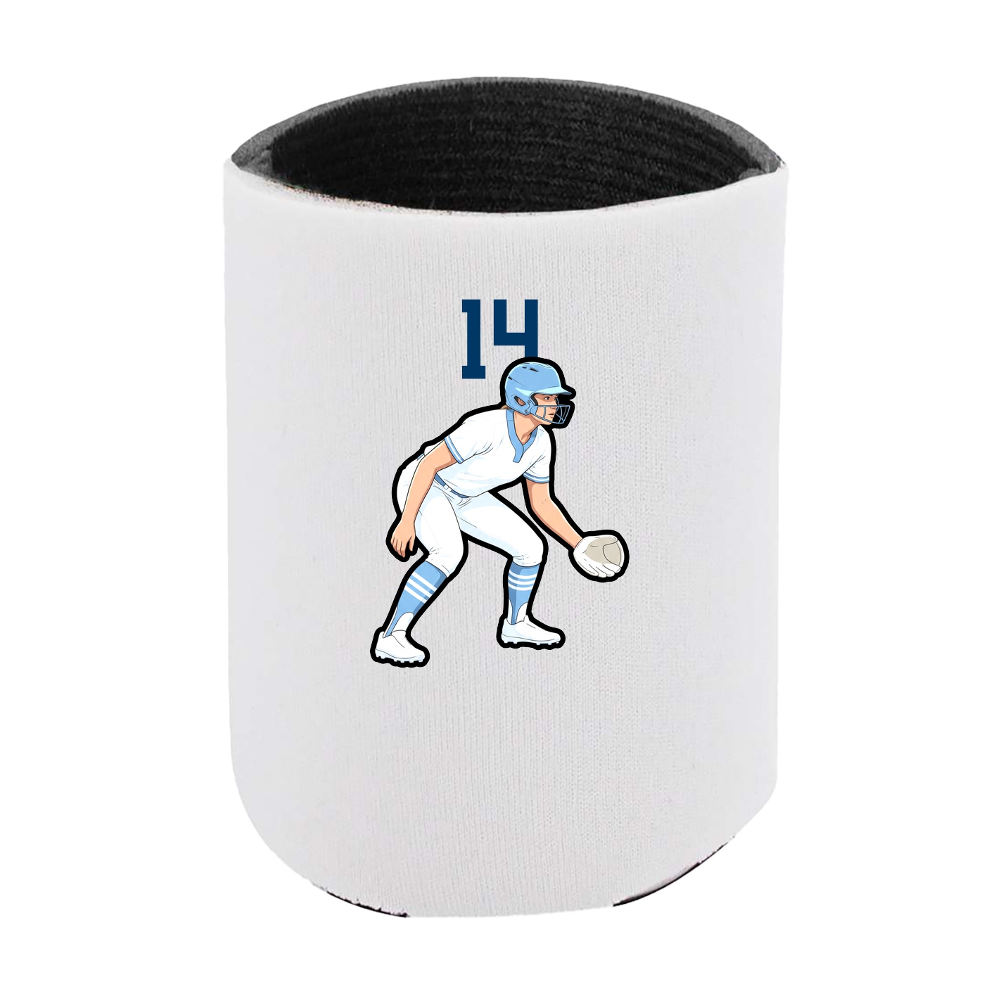 Can Holder — Number Top in White