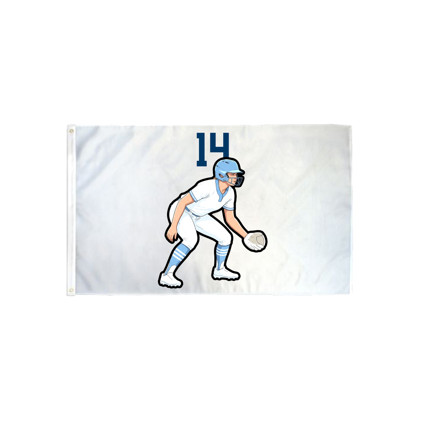 3x5 Flag — Number Top in Classic