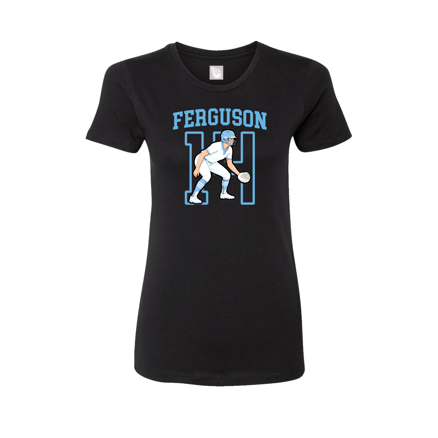 Fitted Women's Tee — Shirsey in Black