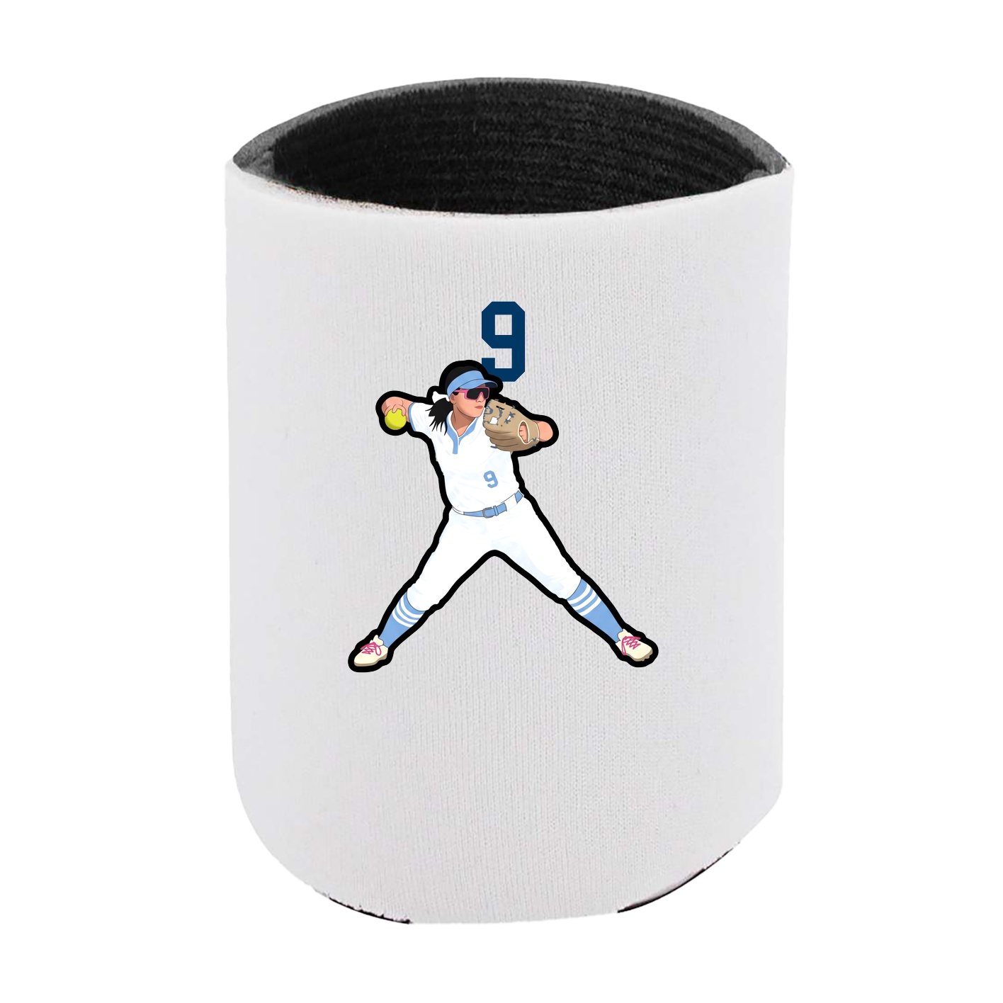 Can Holder — Number Top in White