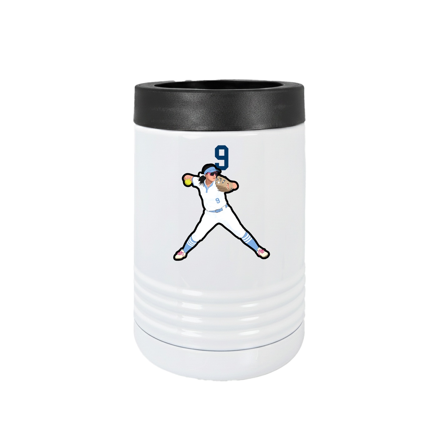 Beverage Holder — Number Top in White