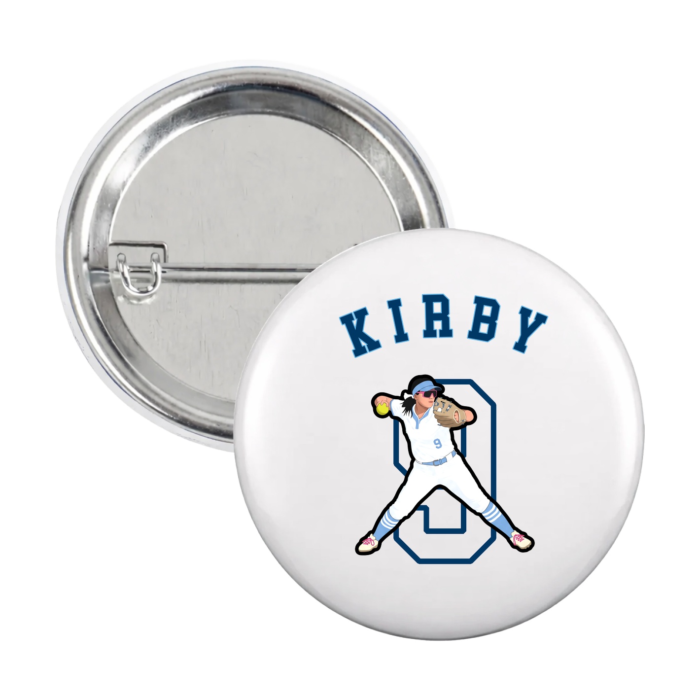 Game Day Button — Shirsey Arch in White