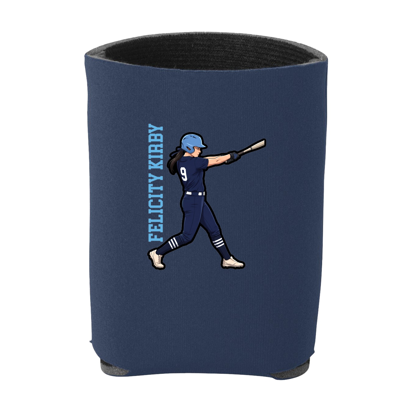 Can Holder — Name Vertical in Navy