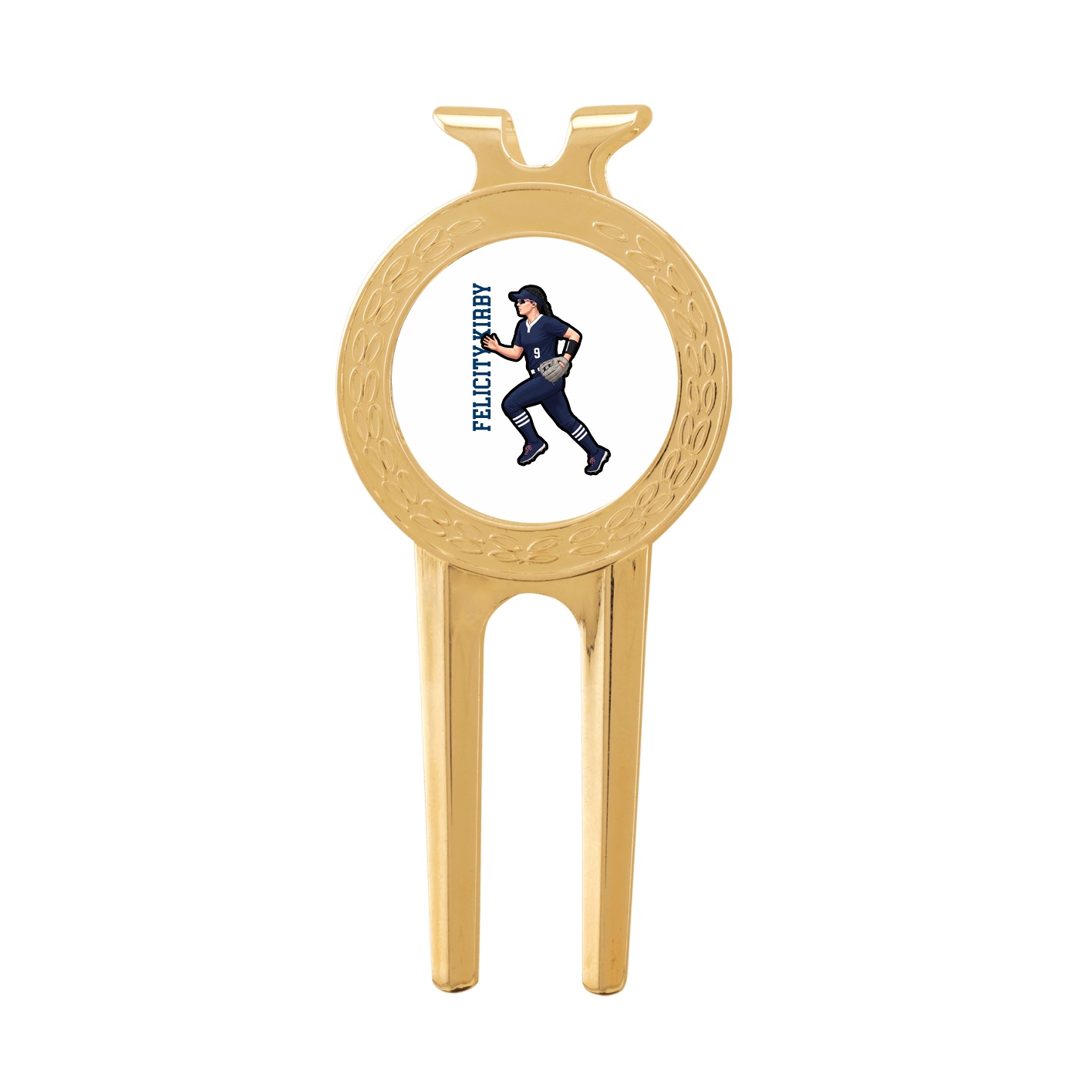 Divot Tool with Ball Marker — Name Vertical in Classic