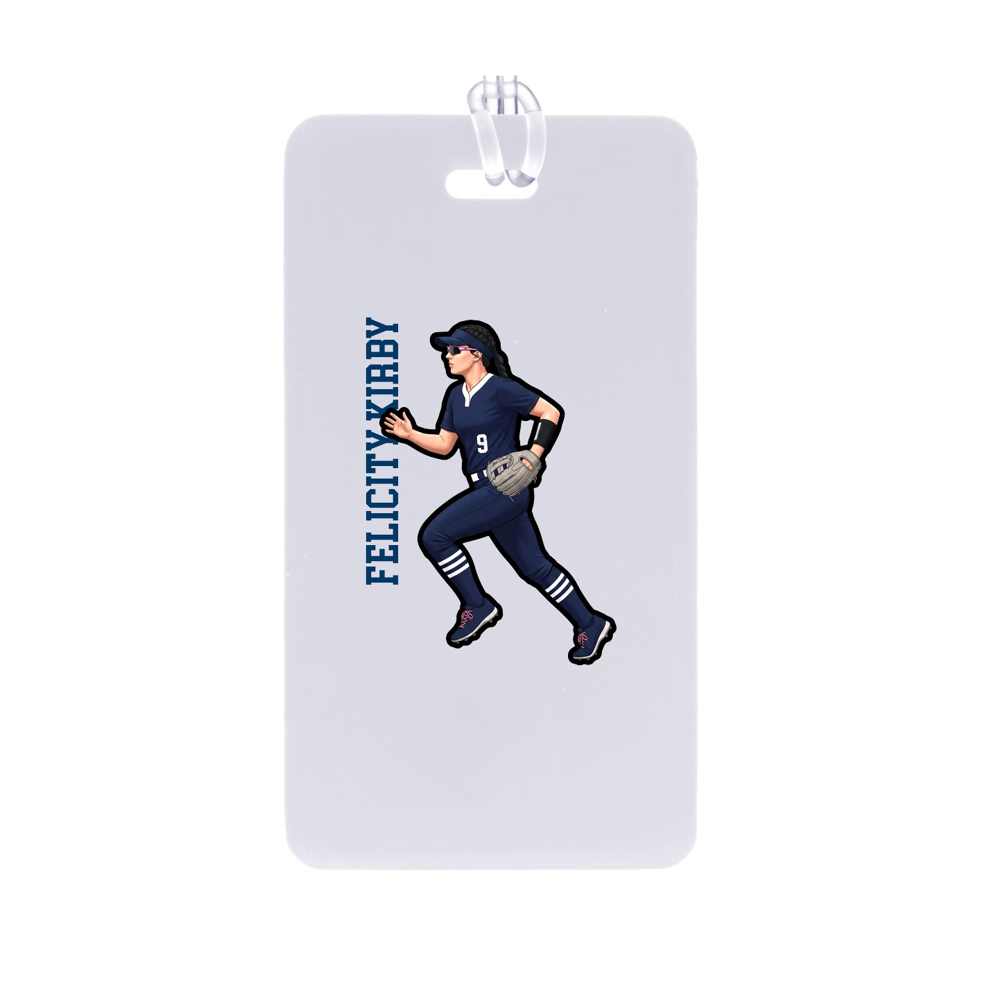 Bag Tag — Name Vertical in Classic