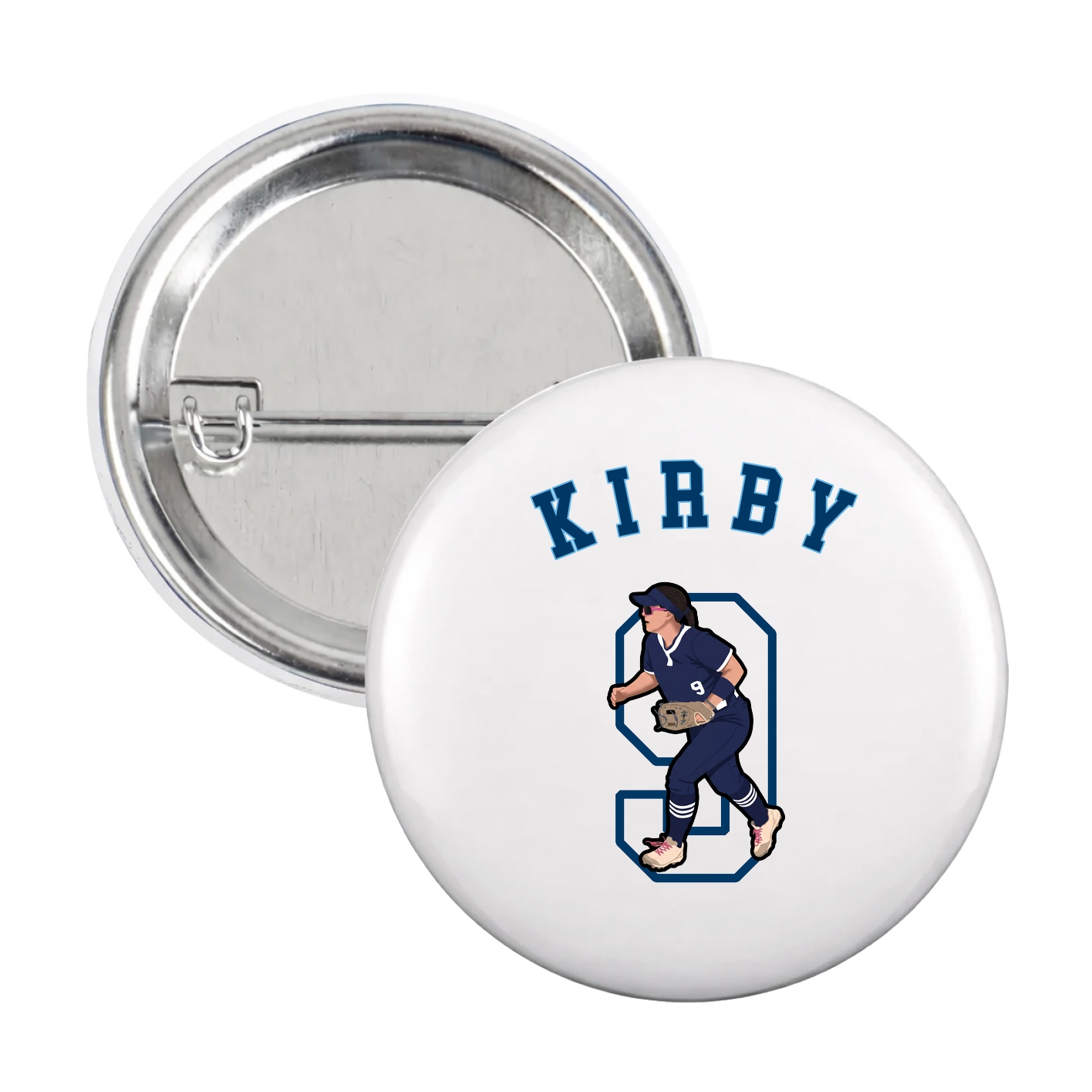 Game Day Button — Shirsey Arch in White