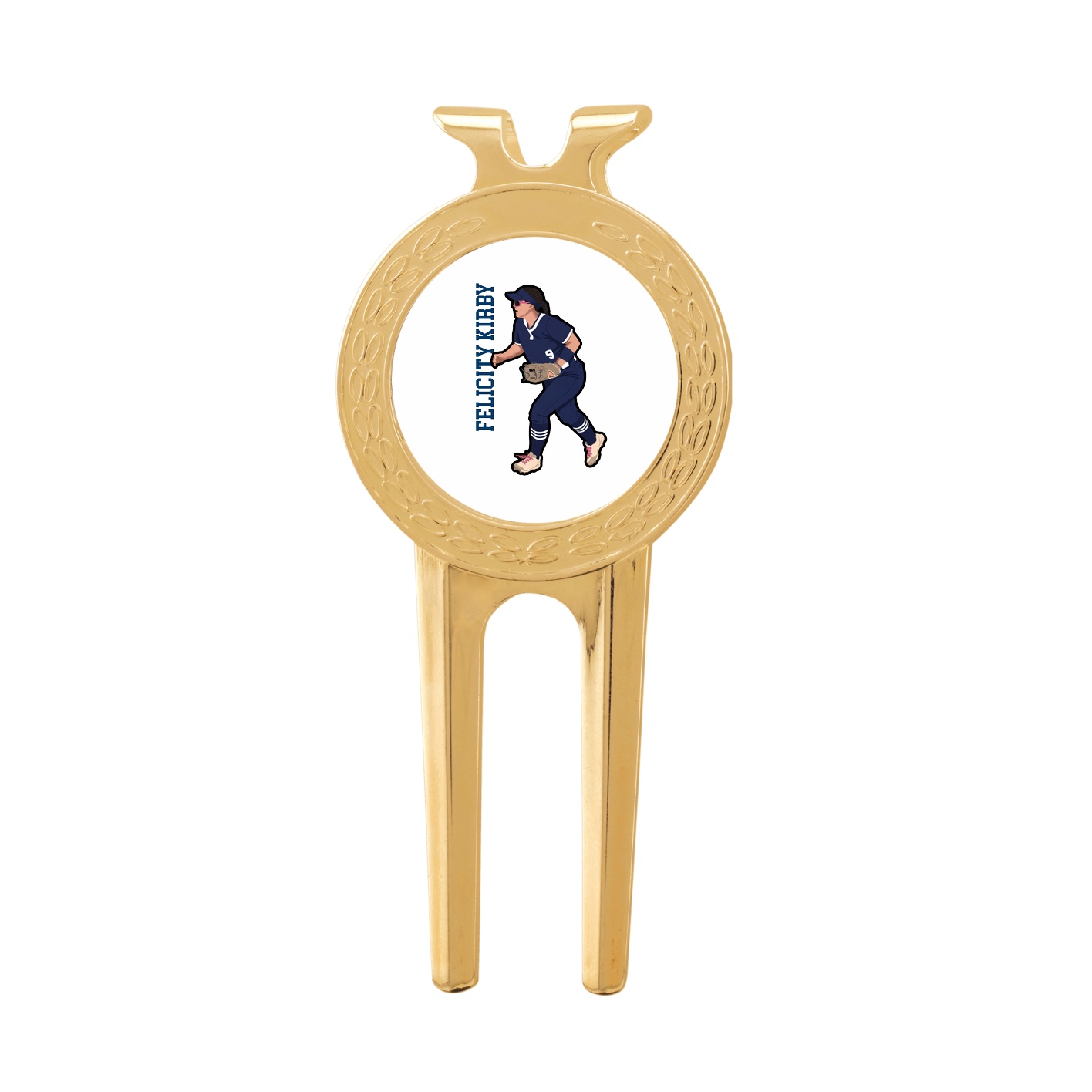 Divot Tool with Ball Marker — Name Vertical in Classic