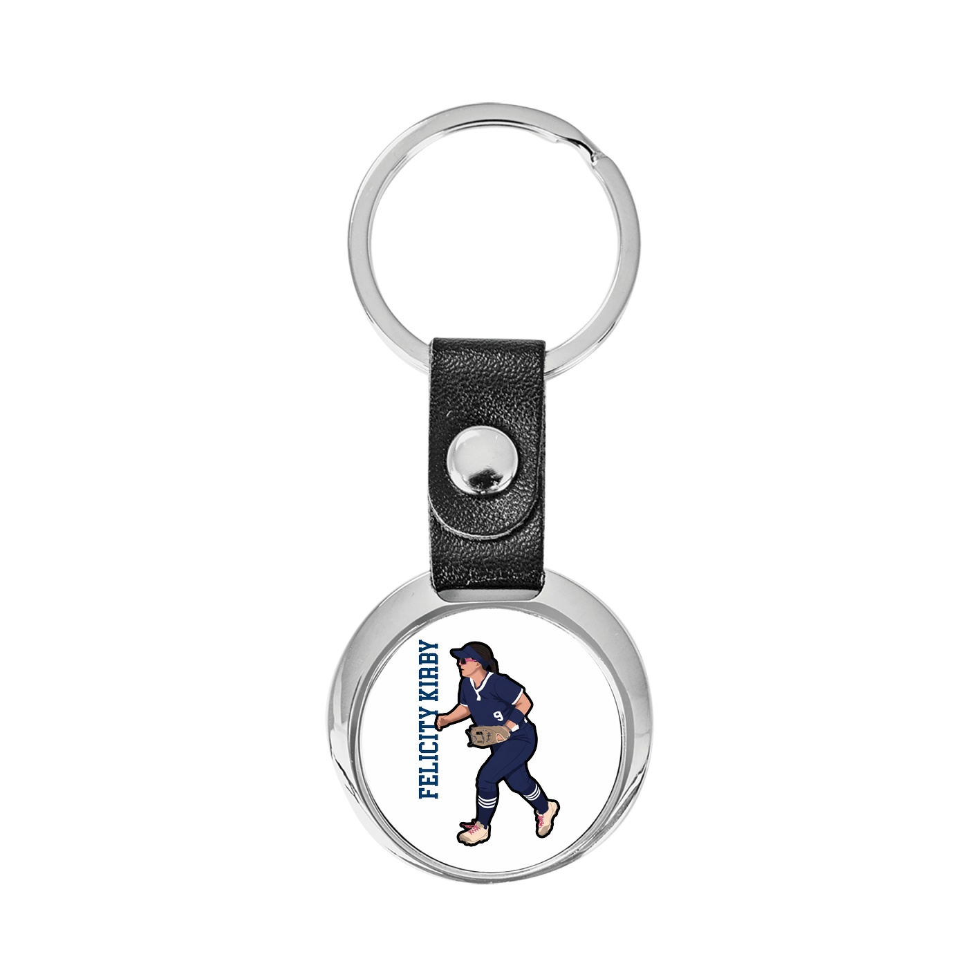 Key Chain — Name Vertical in Classic