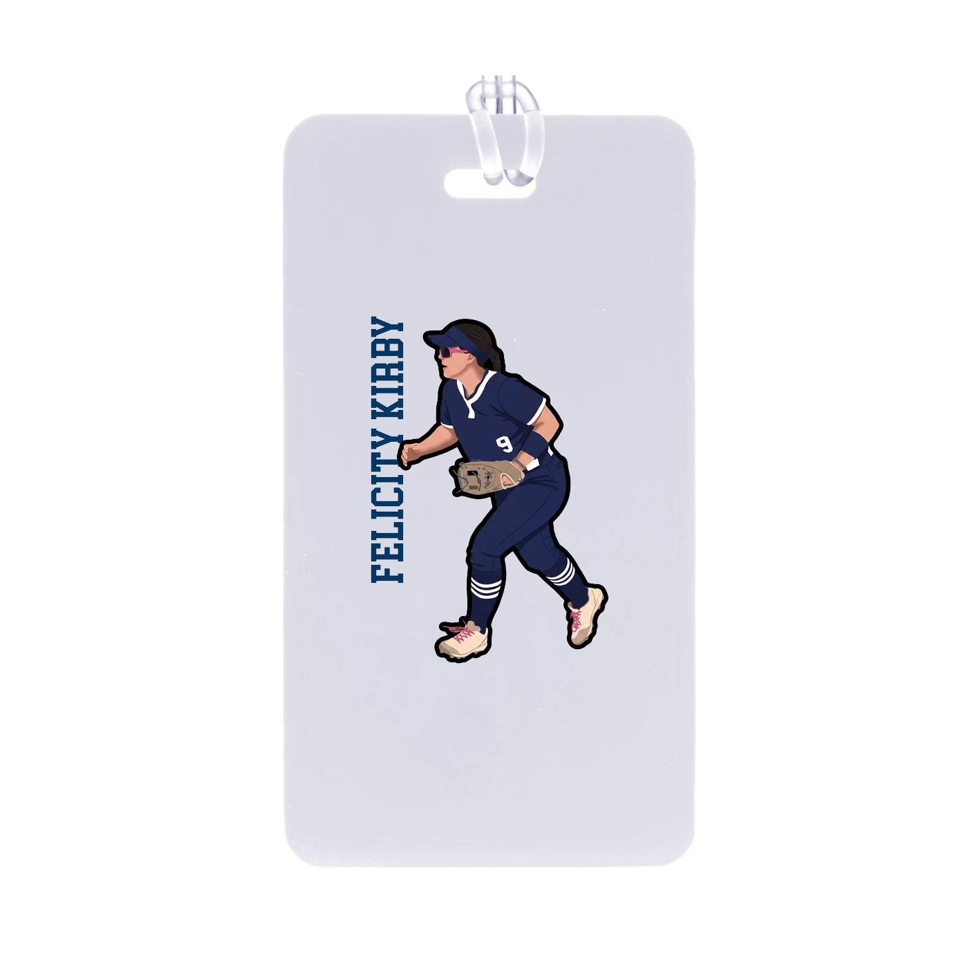 Bag Tag — Name Vertical in Classic