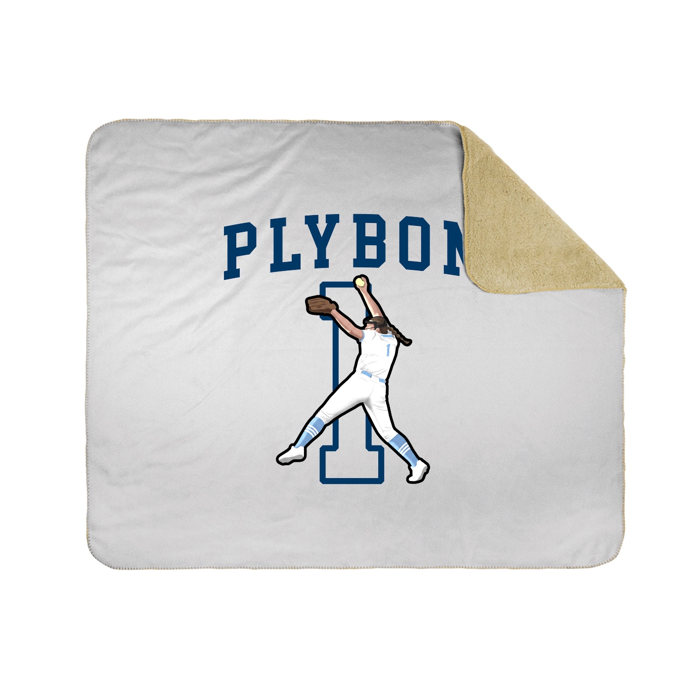 Throw Blanket — Shirsey in White