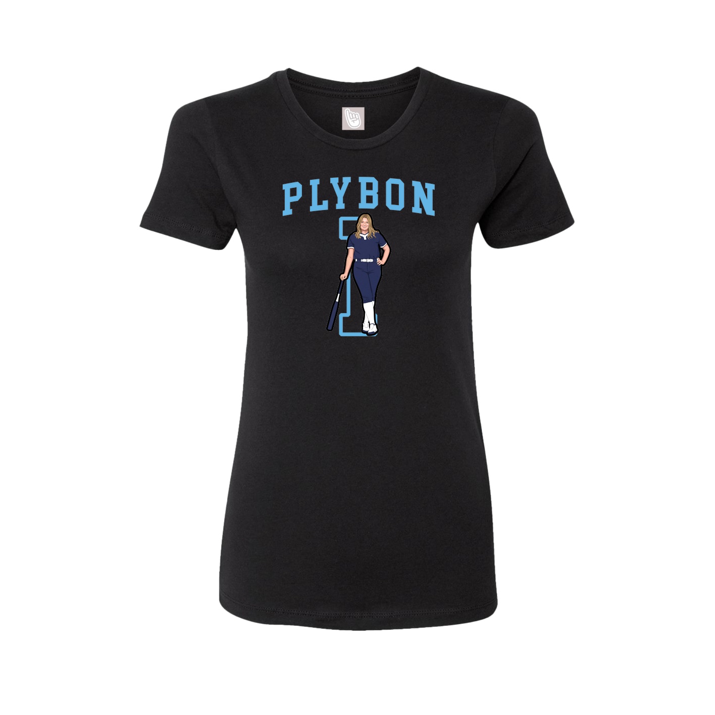 Fitted Women's Tee — Shirsey in Black